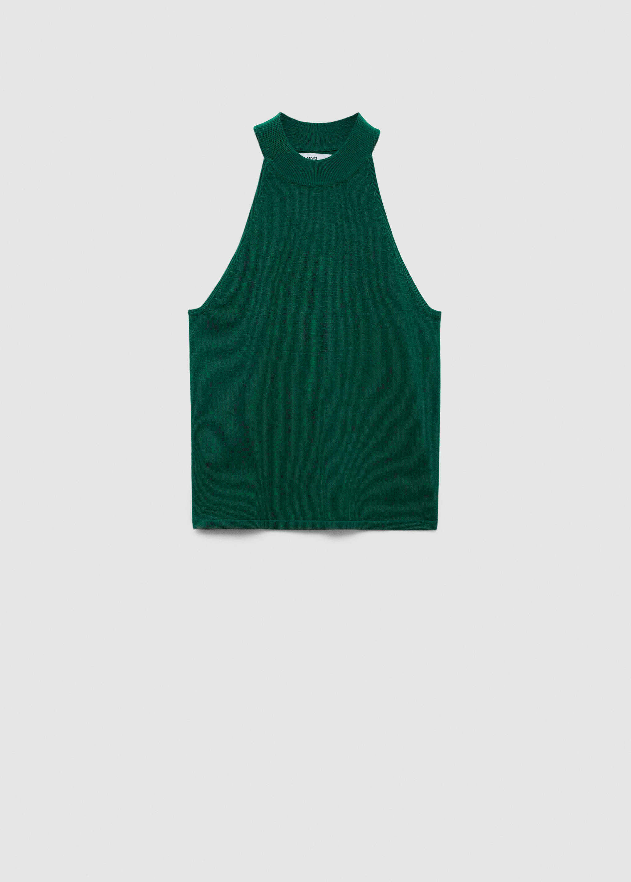 Halter-neck knitted top - Article without model