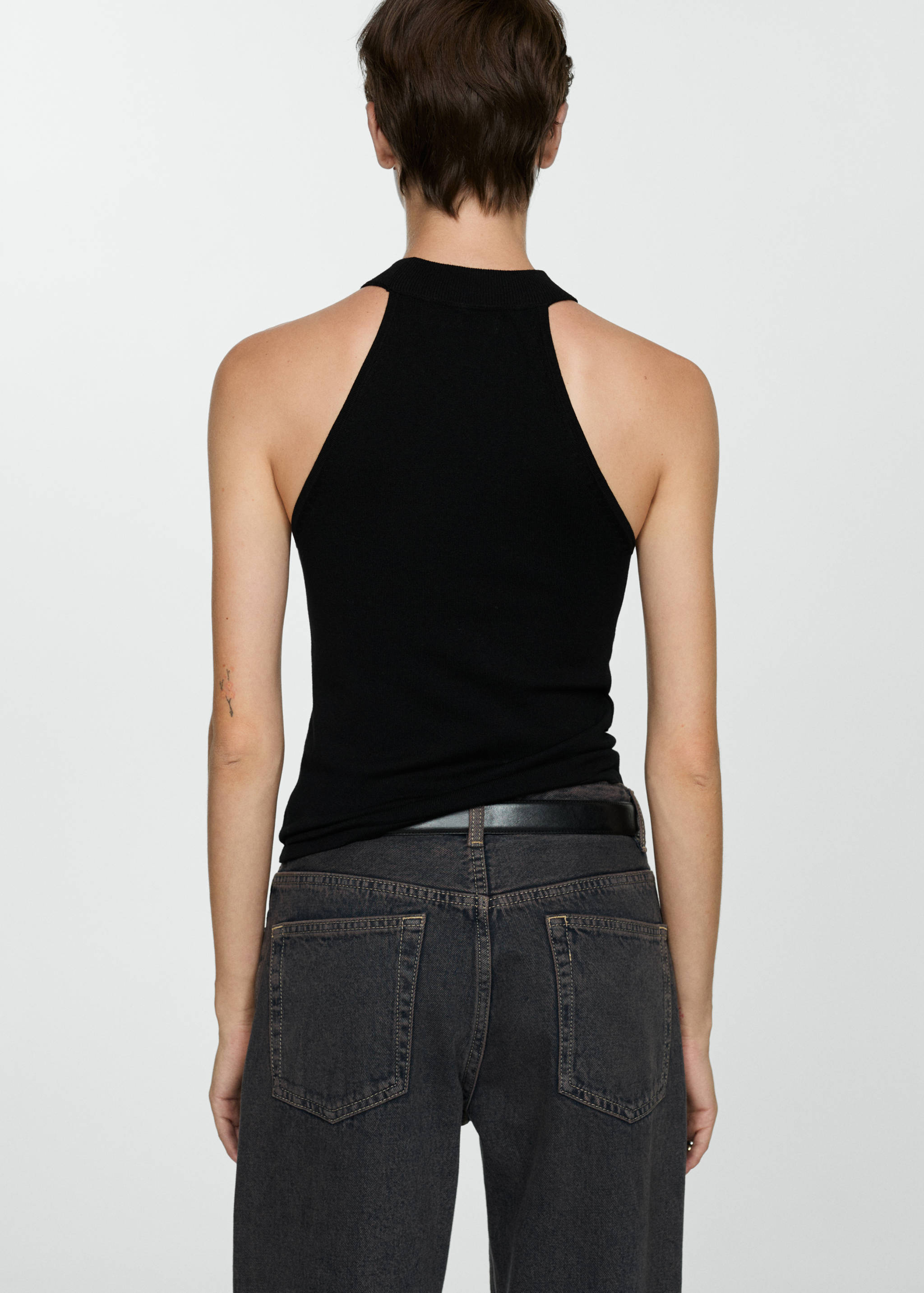 Top maille emmanchures américaines - Verso de l’article