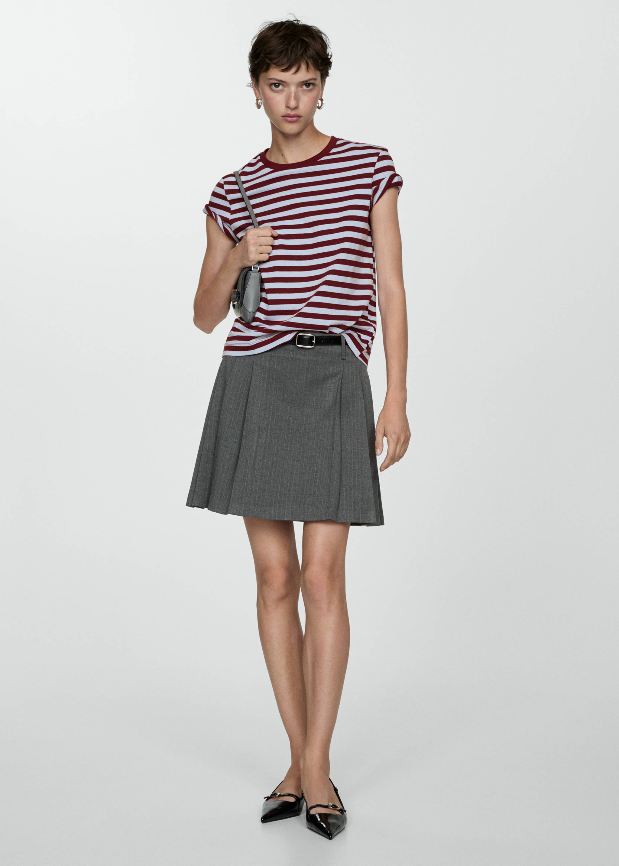 Camiseta algodón rayas - Plano general