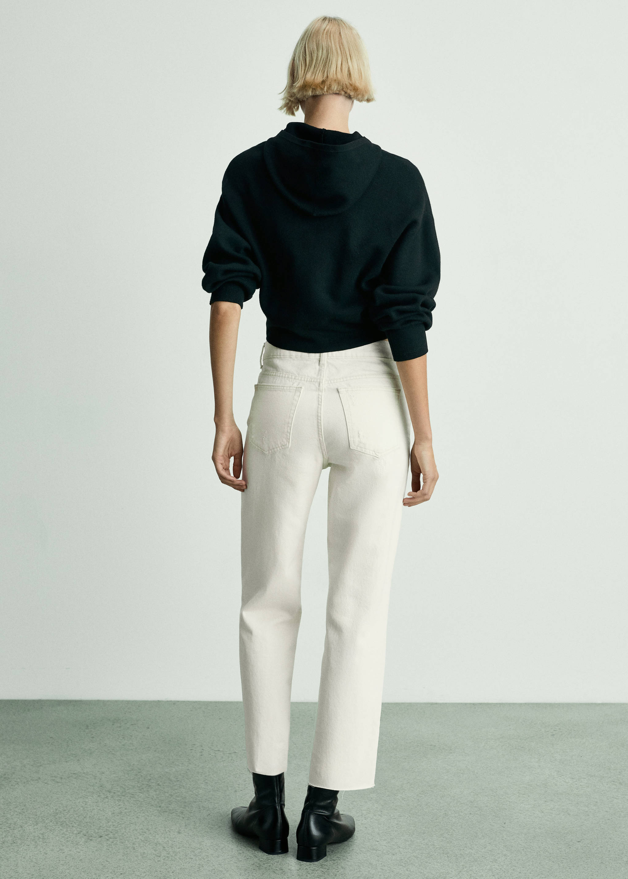 Texans Blanca rectes crop - Revers de l'article