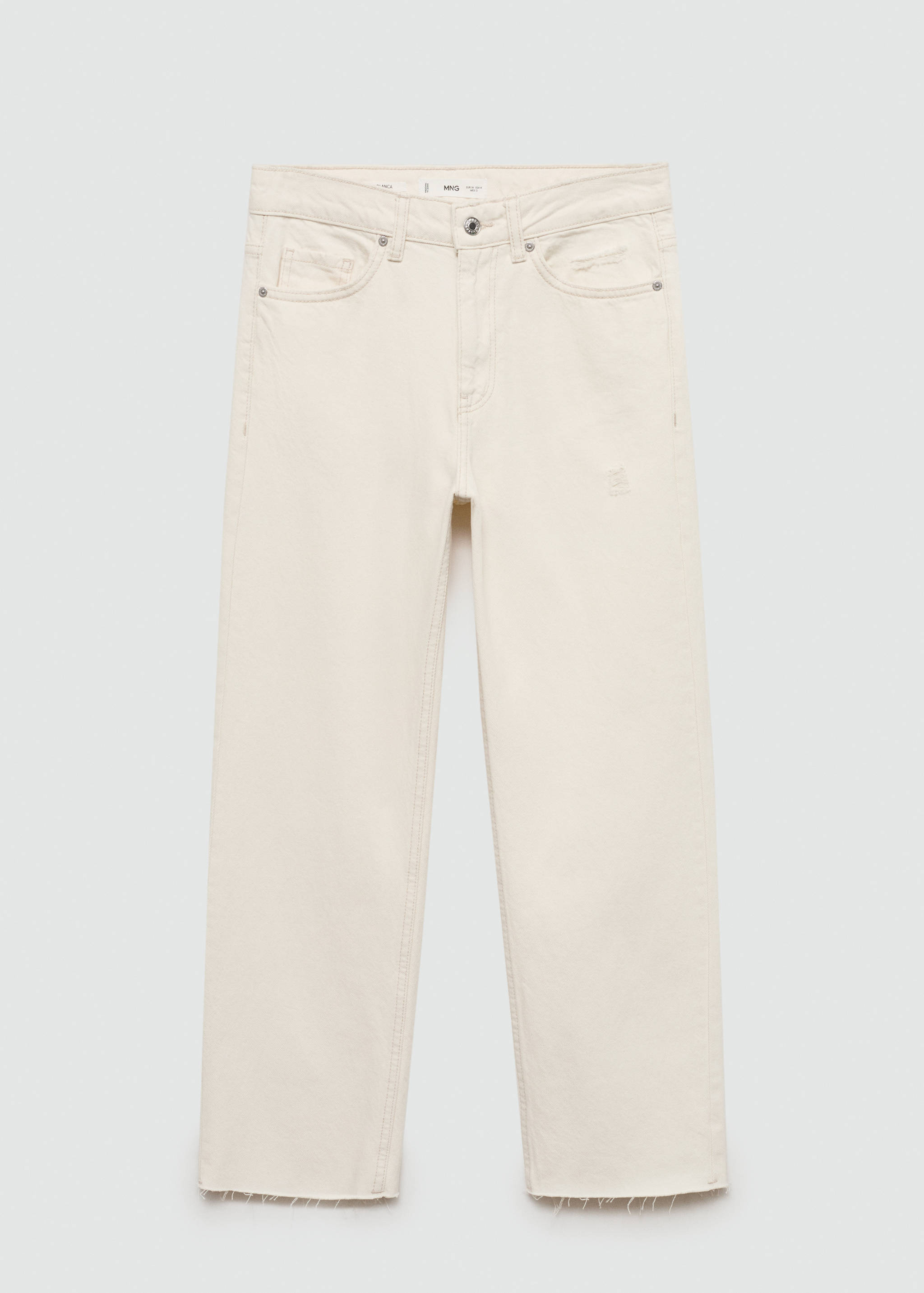 Texans Blanca rectes crop - Article sense model