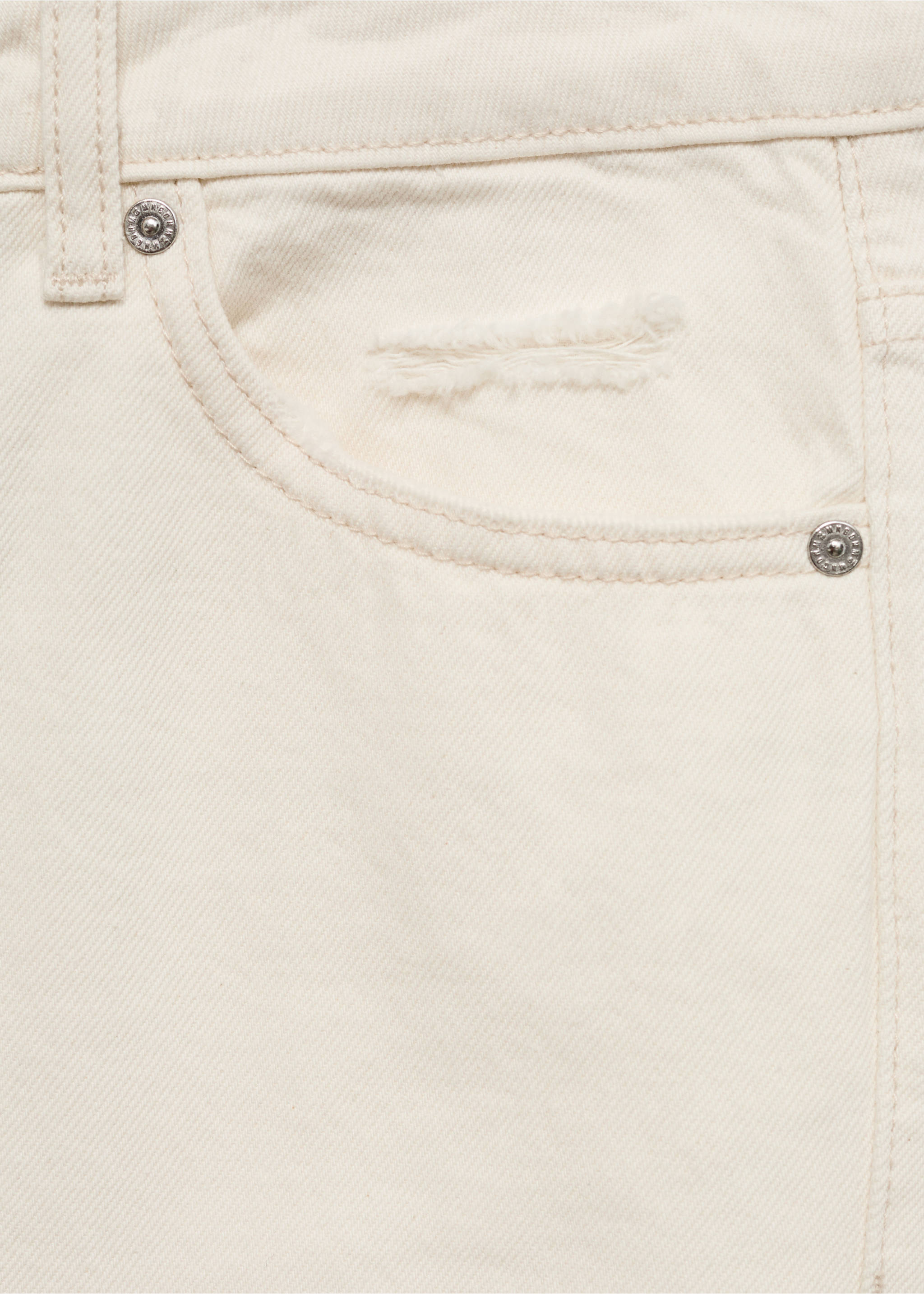 Jean Blanca droit crop - Détail de l'article 0, Écru. Ref: 77074035-00.