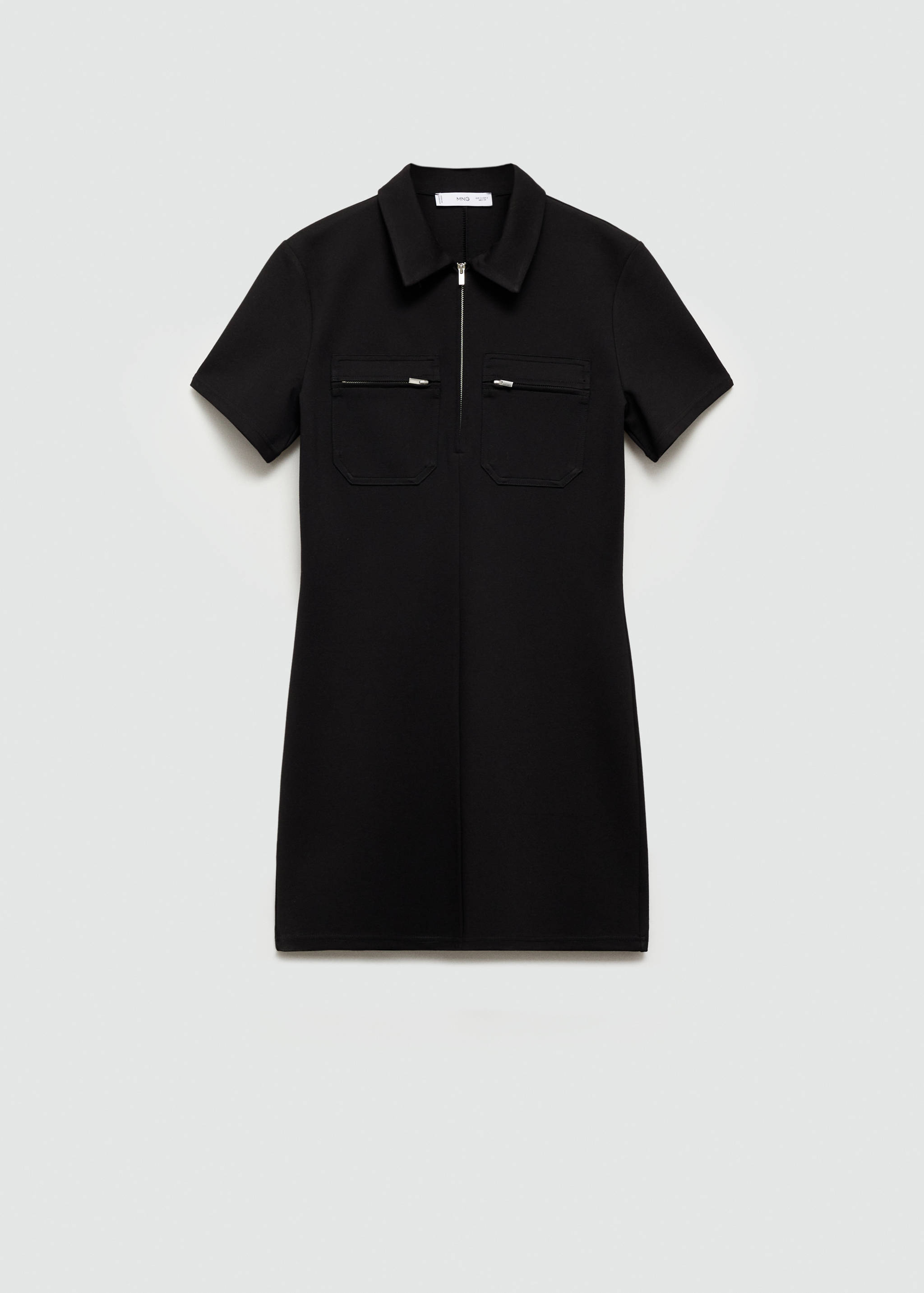 Vestido cuello polo bolsillos - Artículo sin modelo
