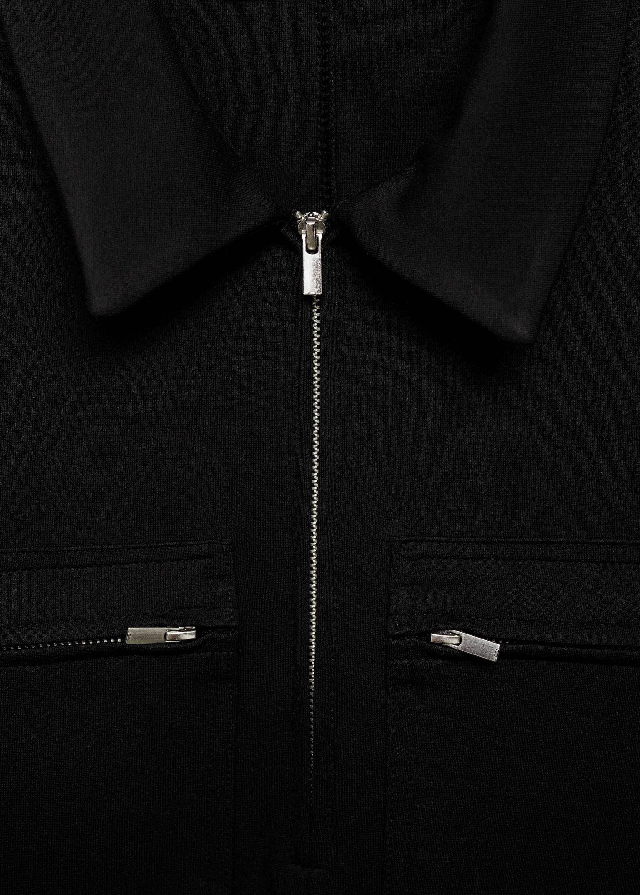 Vestido cuello polo bolsillos - Detalle del artículo 8