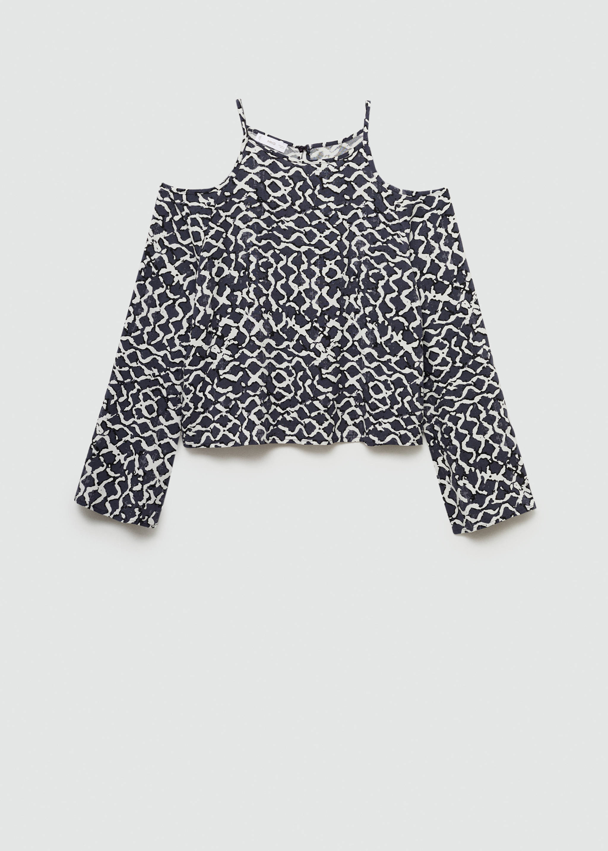 Blusa estampada detalle abertura - Artículo sin modelo