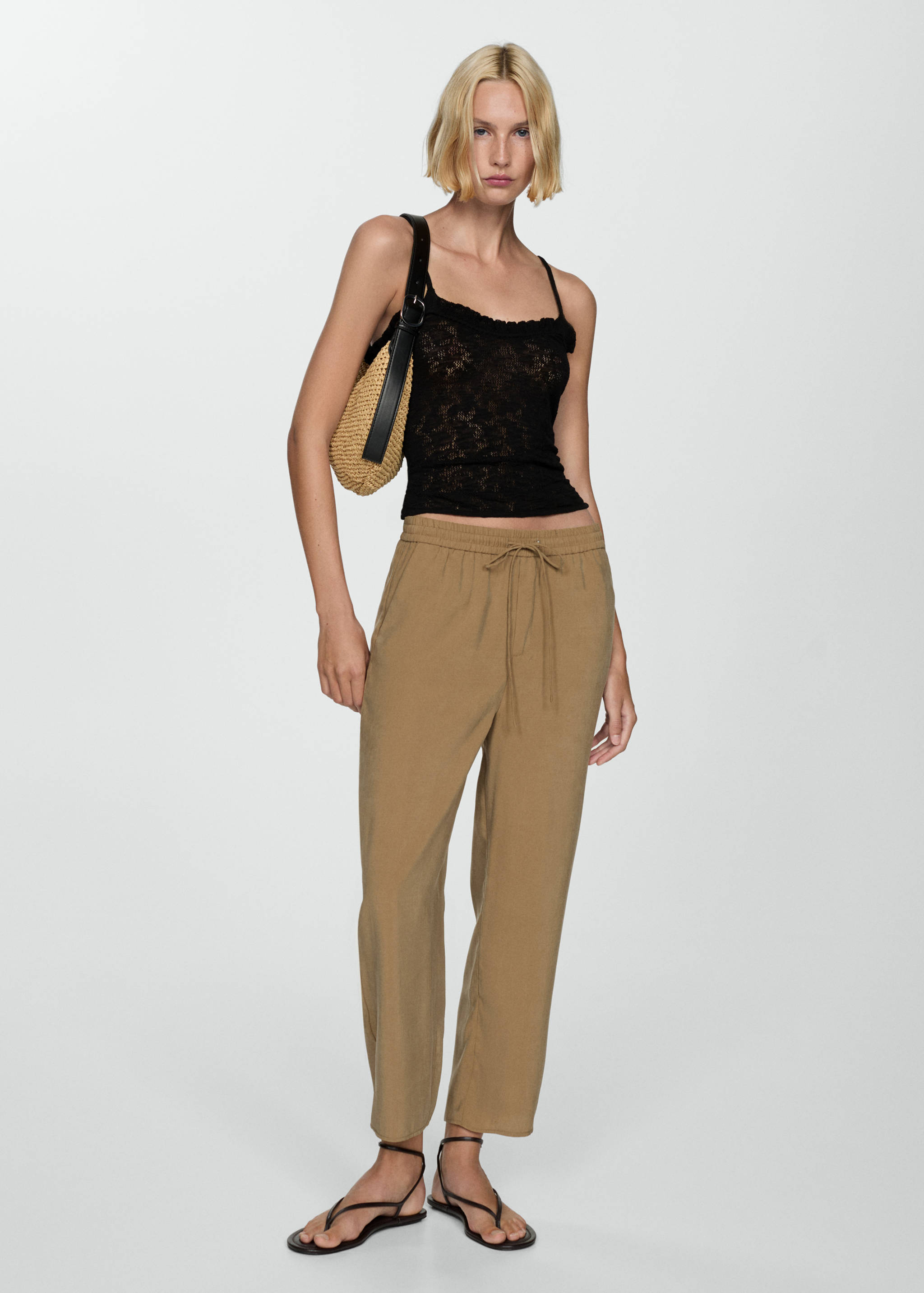 Pantalon droit modal - Détail de l'article 2