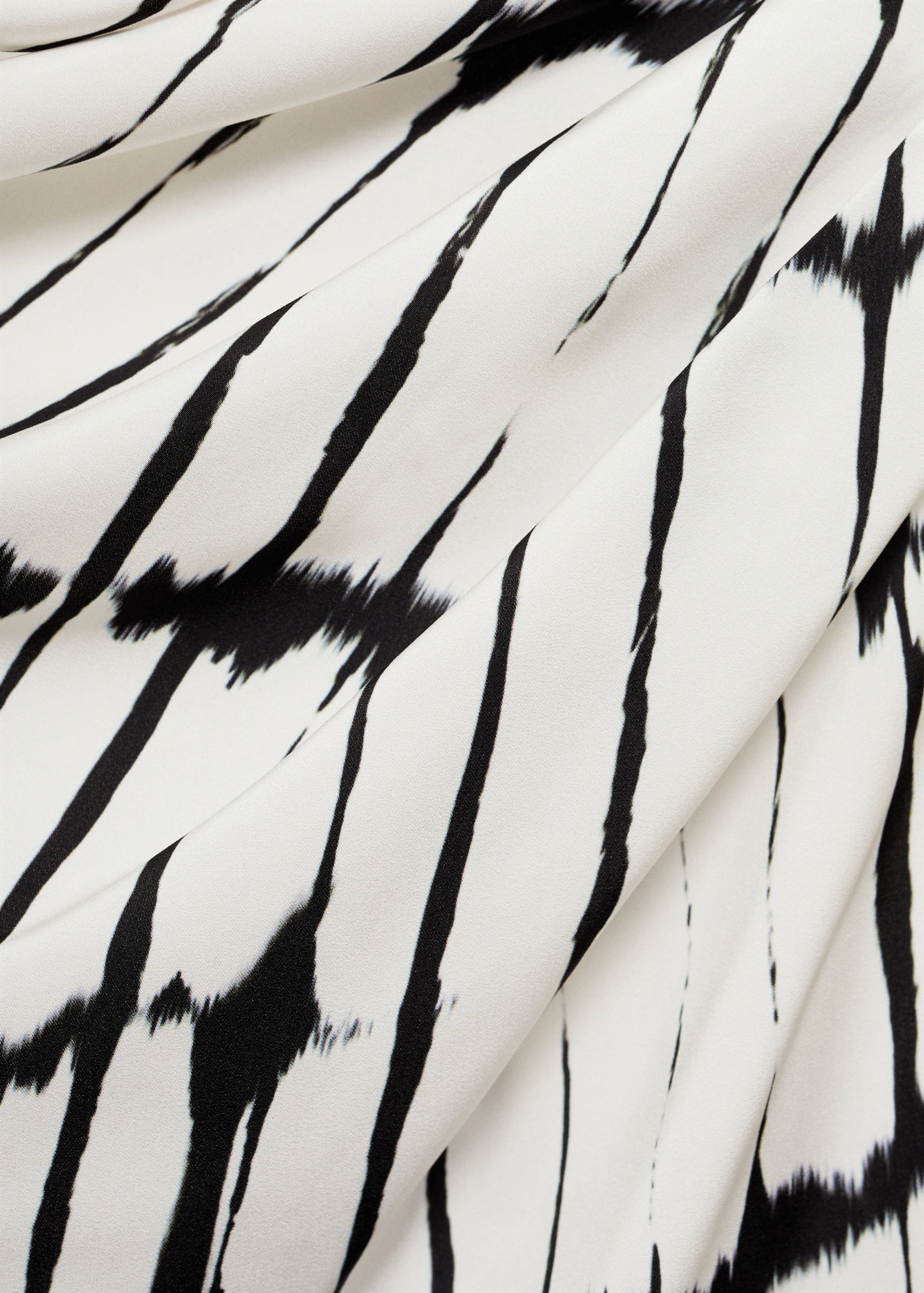 Printed draped detail blouse - Details of the article 8
