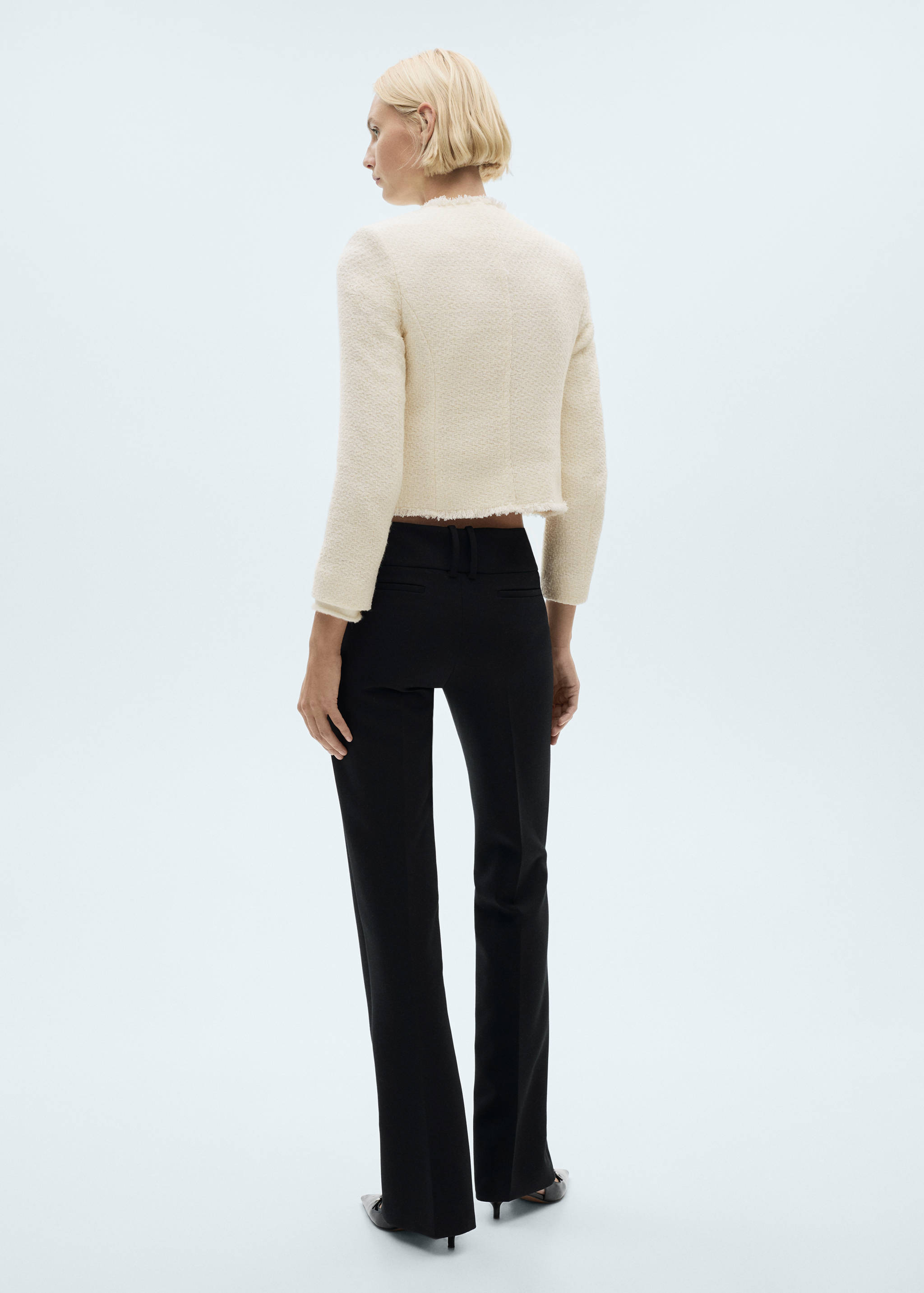 Pocket tweed jacket - Reverse of the article