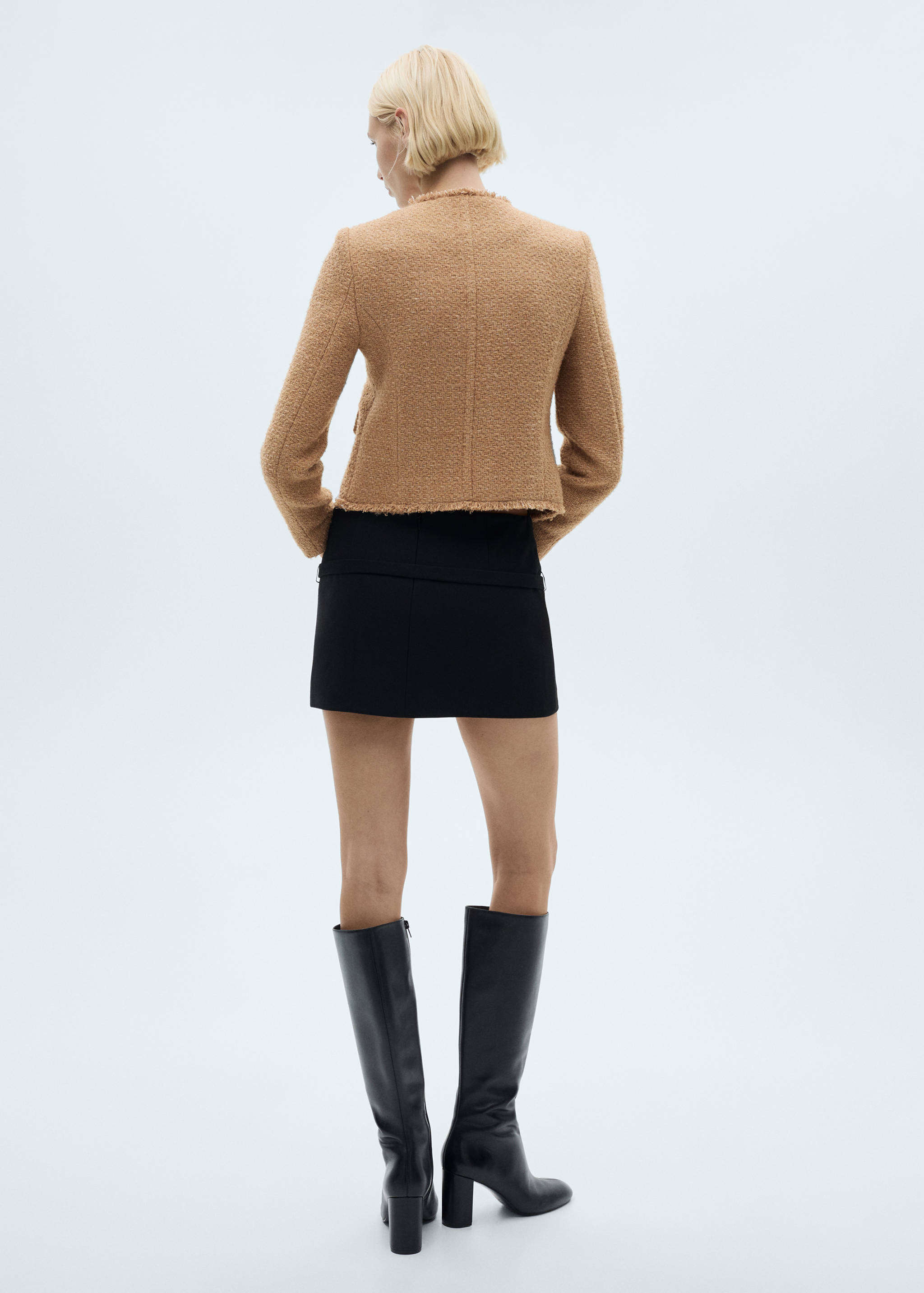 Pocket tweed jacket - Reverse of the article