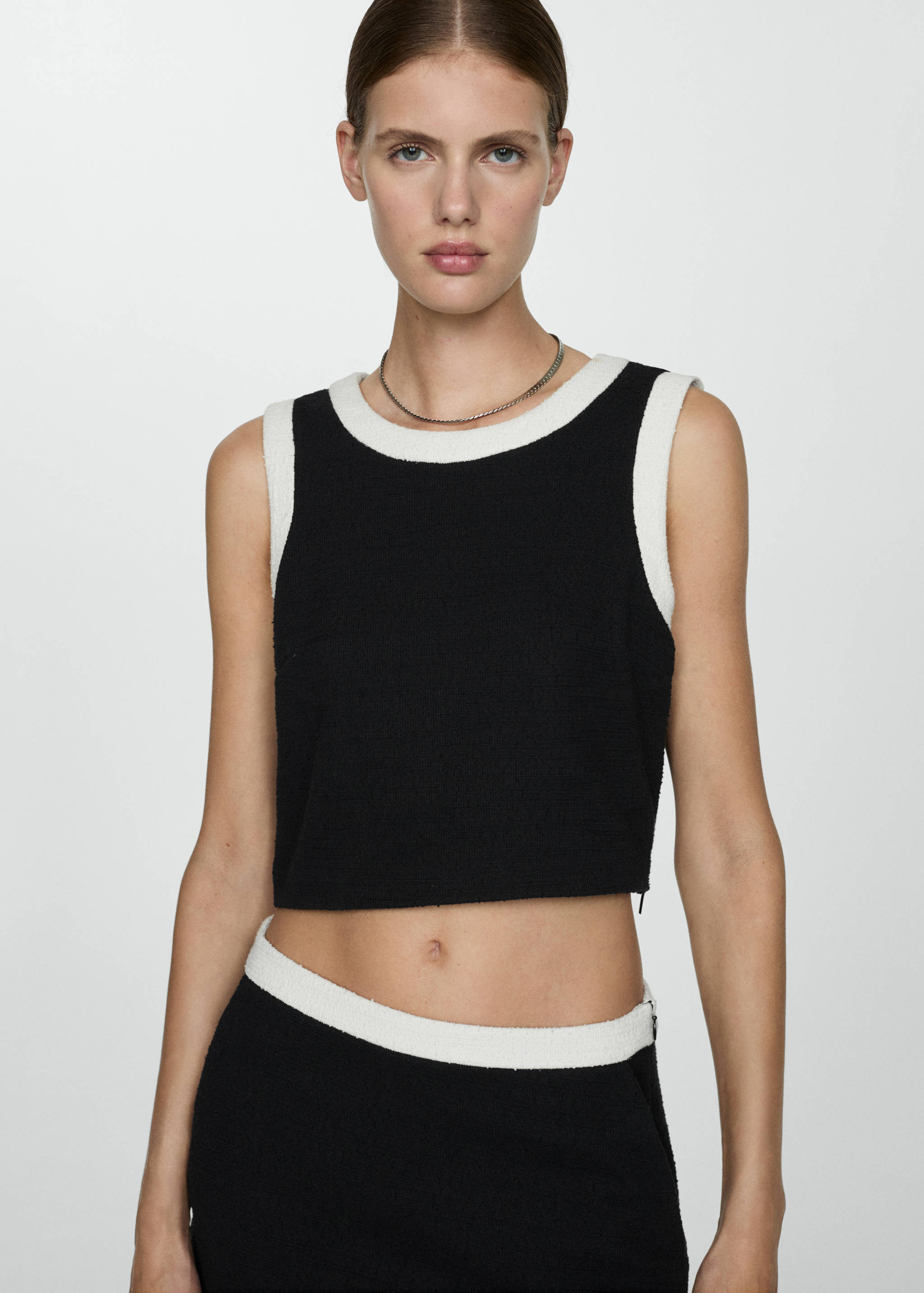 Top tweed crop - Pla mig