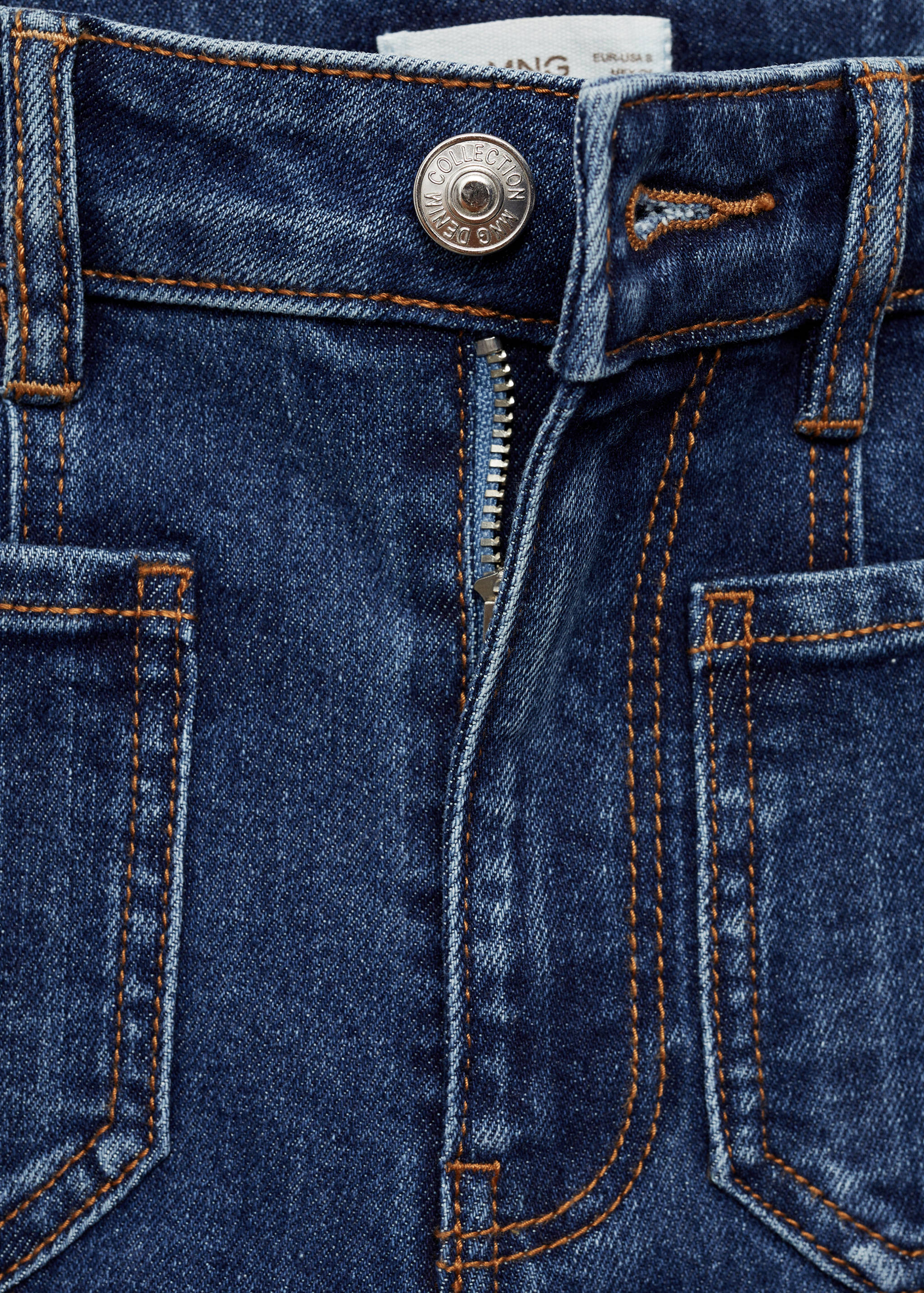 Wideleg jeans with decorative seams - Details of the article 8