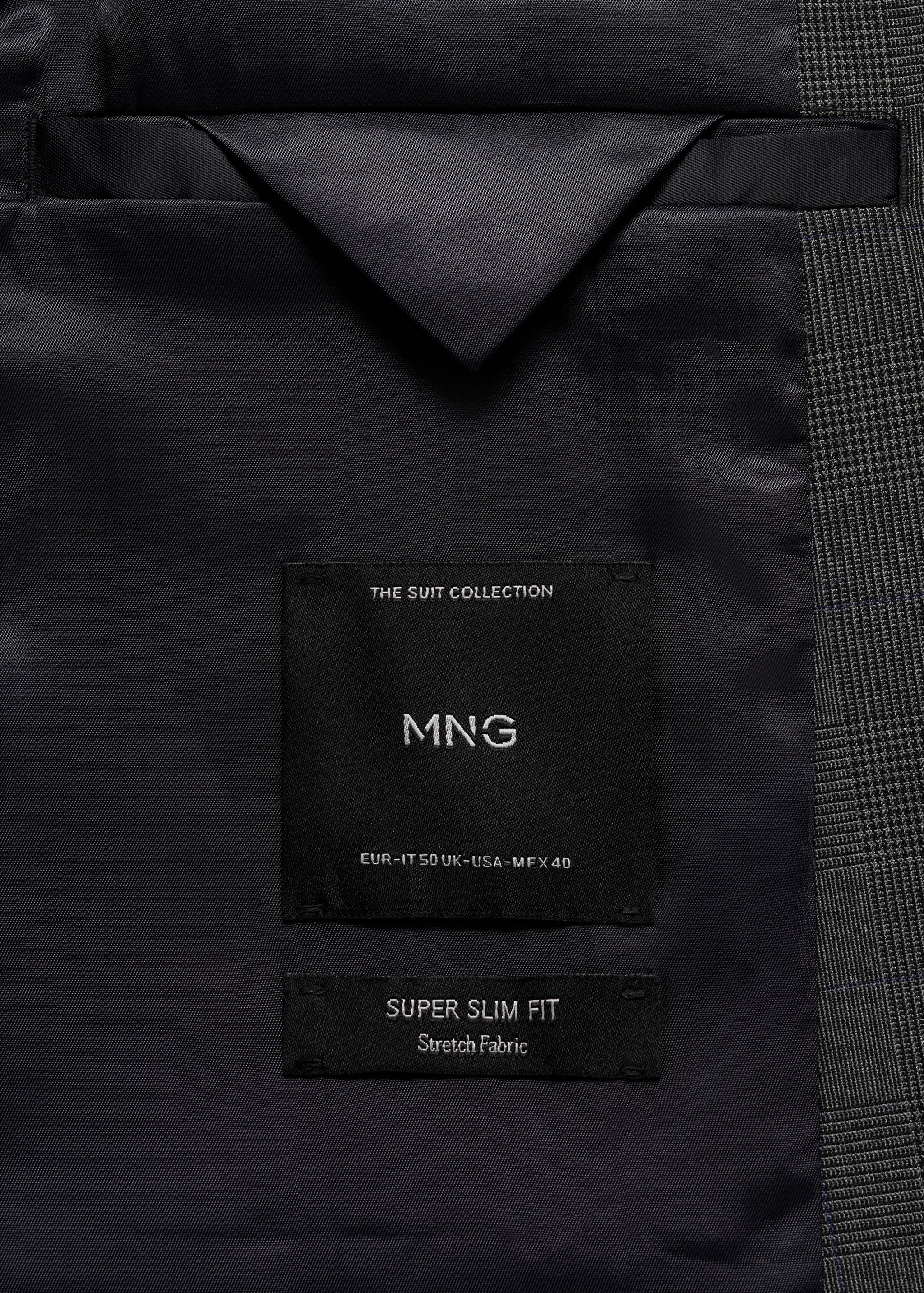 Super Slim Fit-Anzugsakko aus Stretchgewebe - Detail des Artikels 0