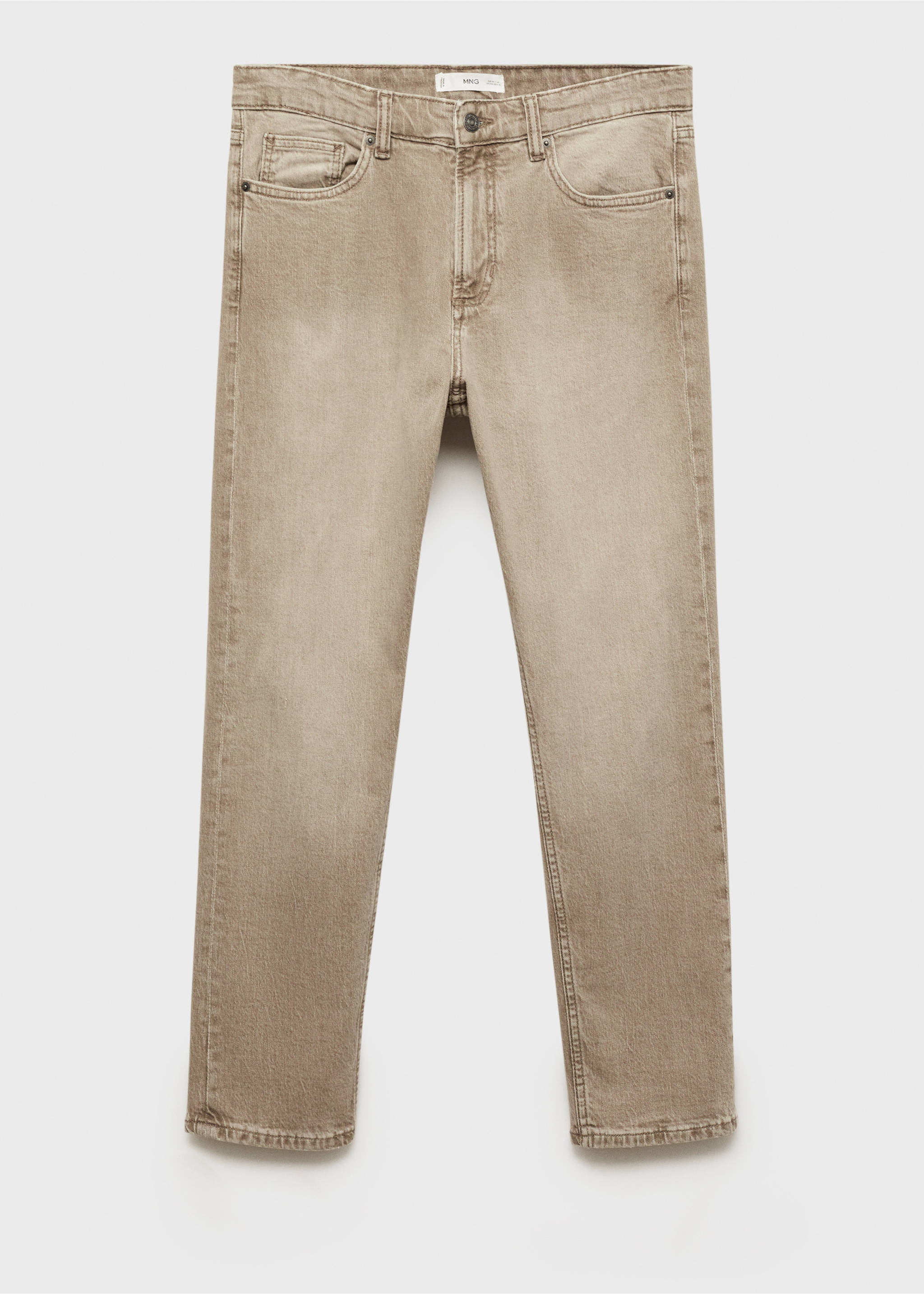 Jeans Ben tapered fit - Article without model, Sand. Ref: 77074438-00.