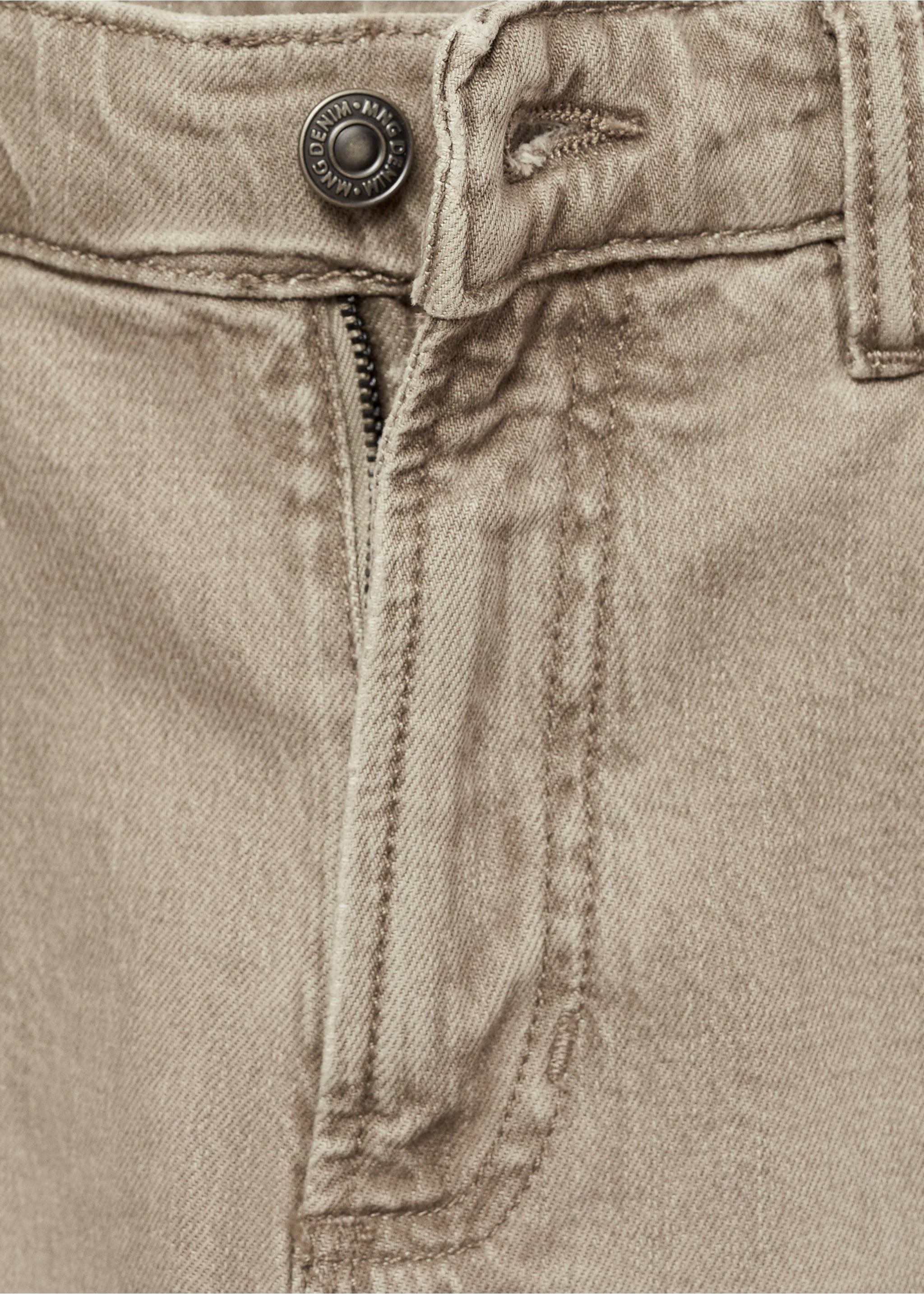 Jeans Ben tapered fit - Details of the article 8, Sand. Ref: 77074438-00.