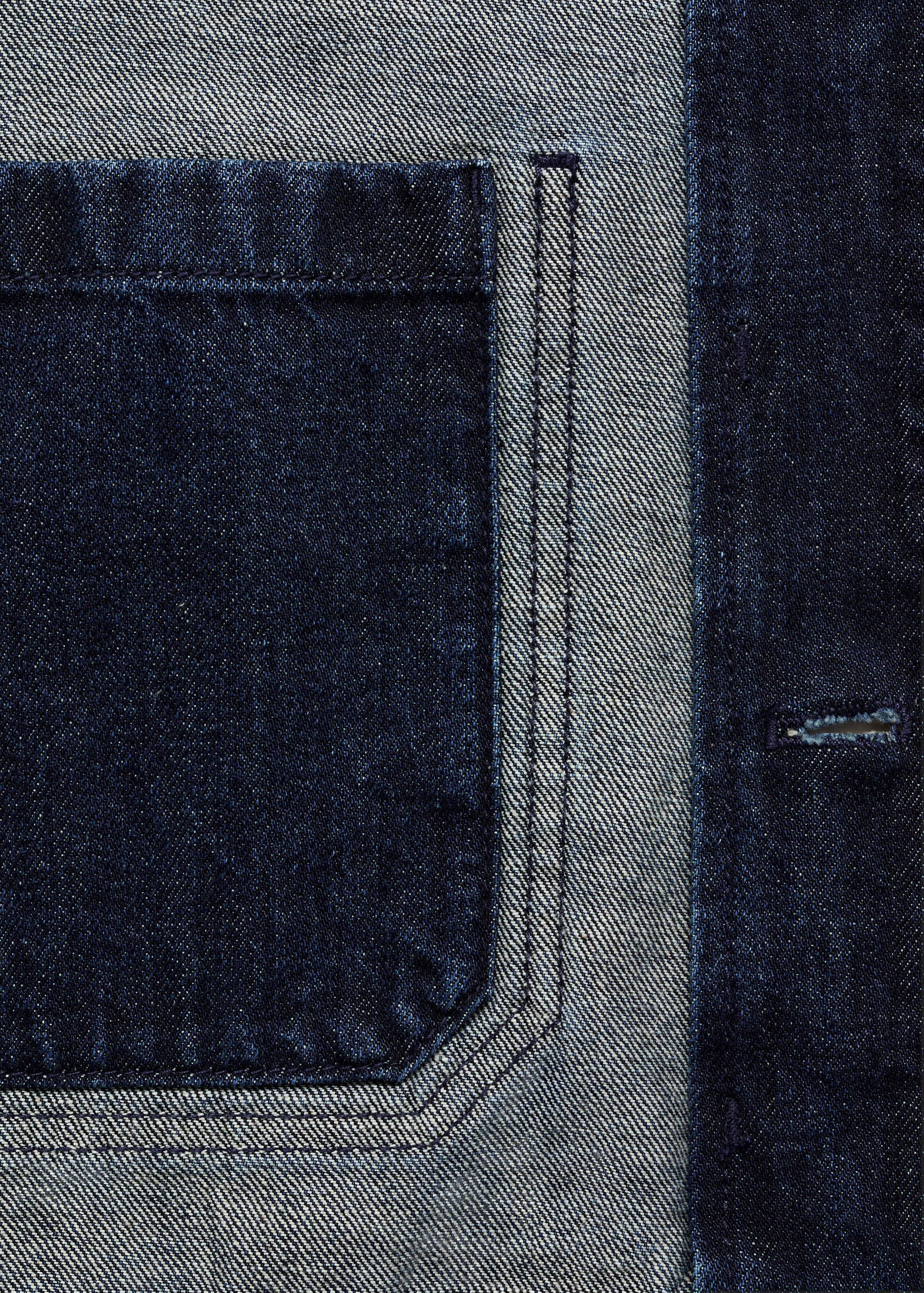 Pocketed denim jacket - Details of the article 0