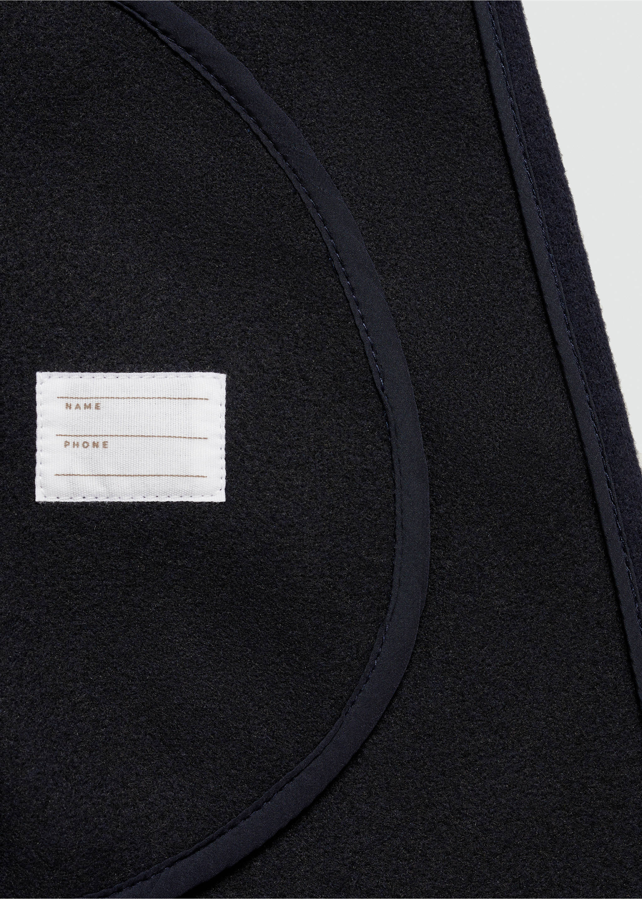Manteau capuche boutons - Détail de l'article 0, Bleu marine foncé. Ref: 77074441-00.