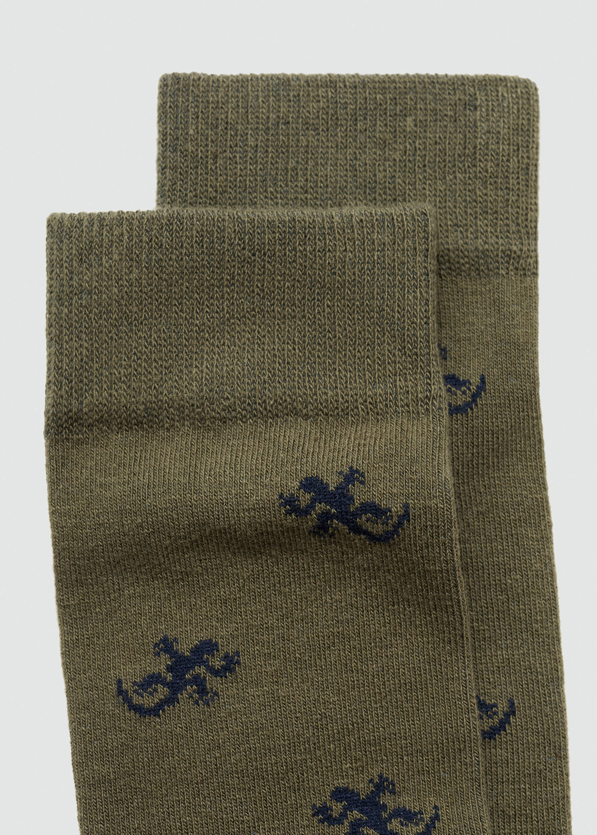 Animal print cotton socks - Details of the article 8