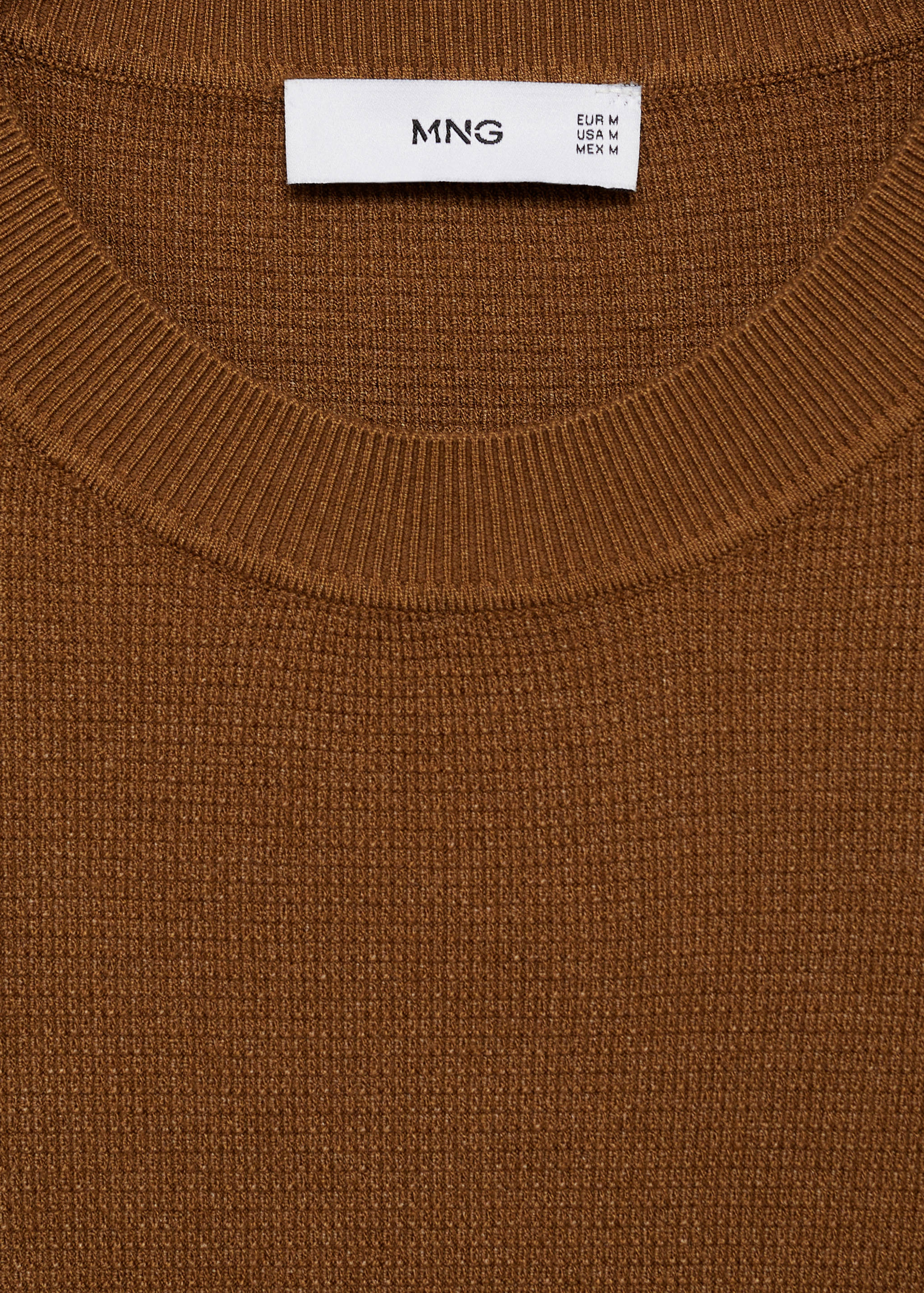 Structured knitted t-shirt - Details of the article 8
