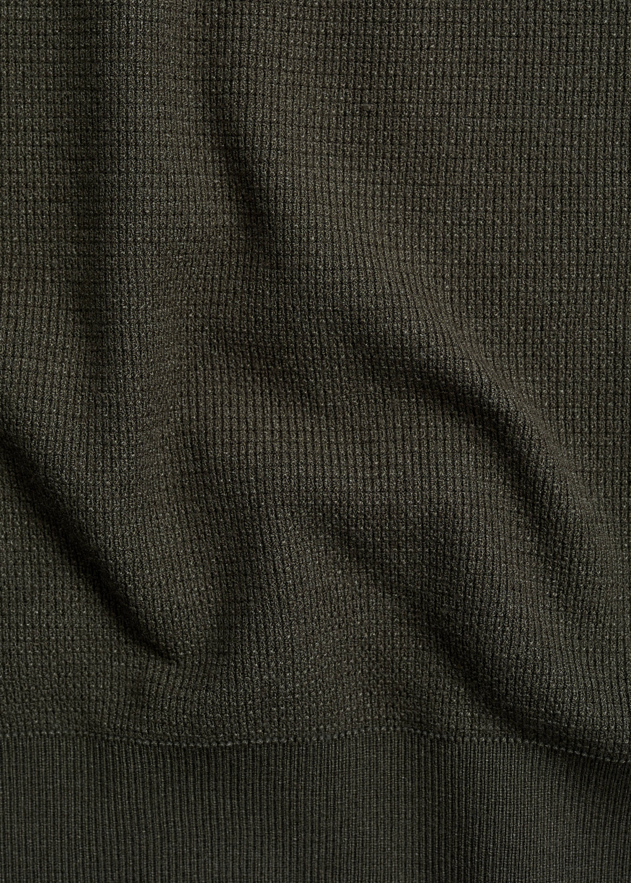 Structured knitted t-shirt - Details of the article 0