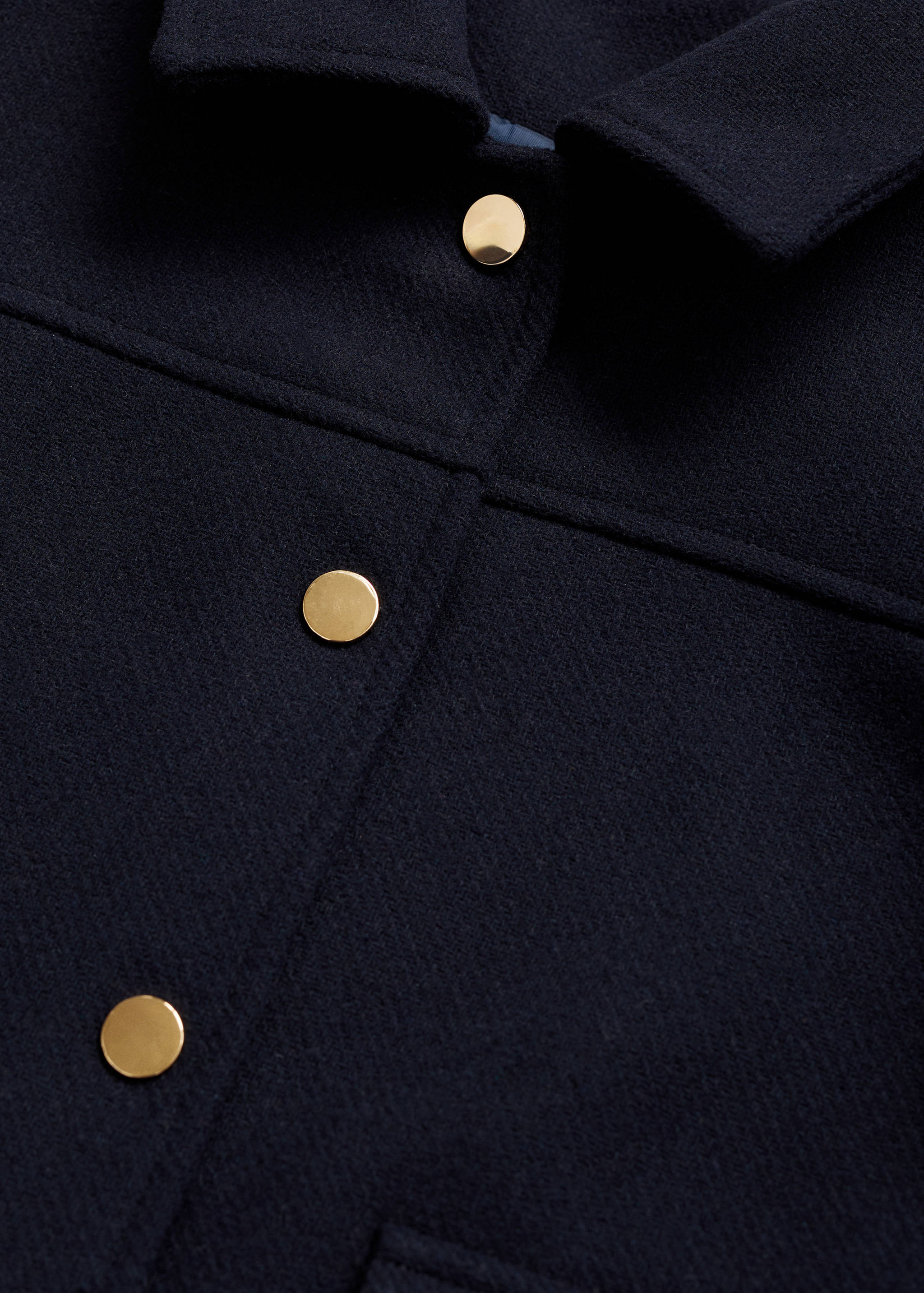 Straight pocketed coat - Details of the article 8