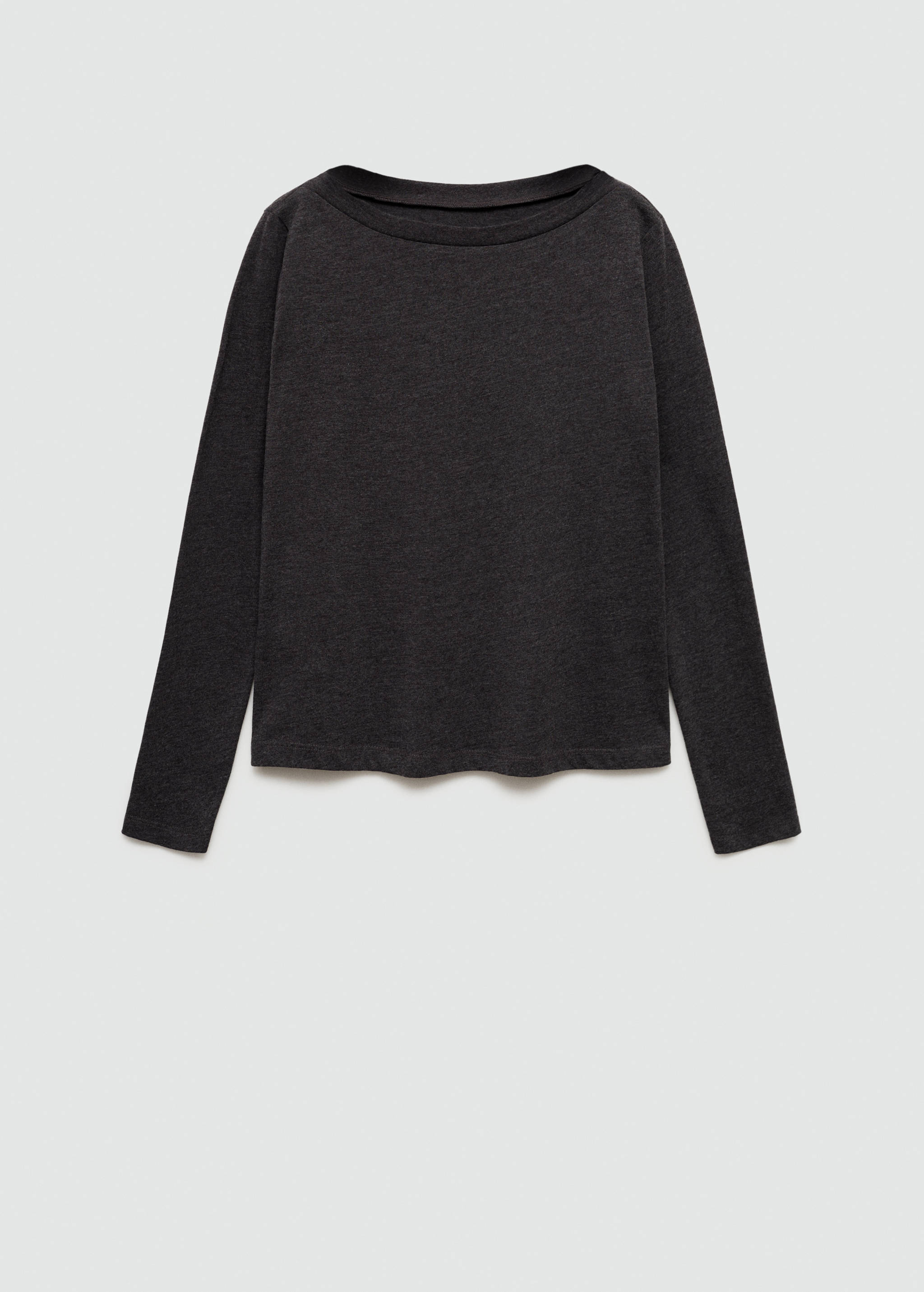 Camiseta cuello barco manga larga - Artículo sin modelo