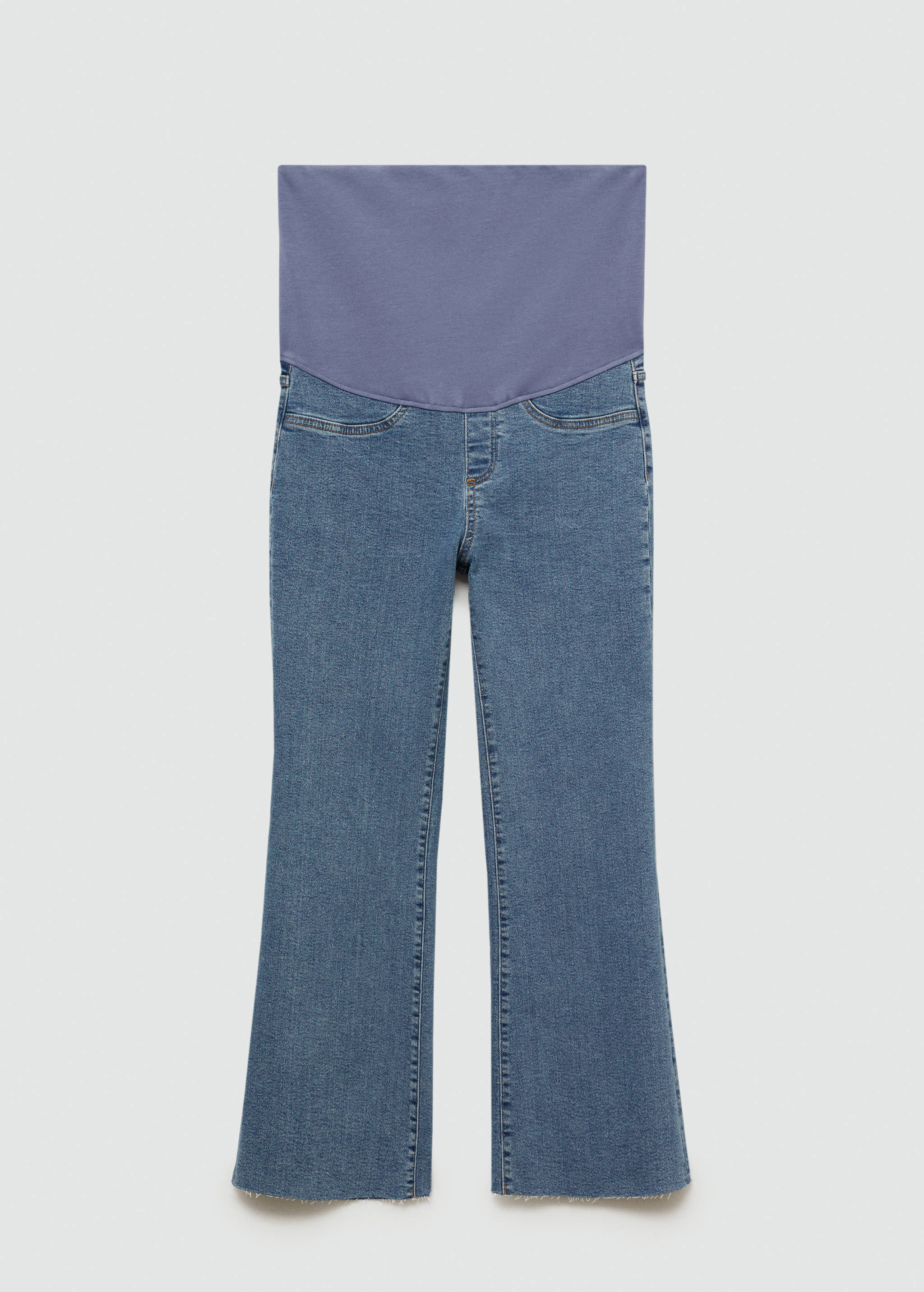 Maternity flared cropped jeans - Article without model