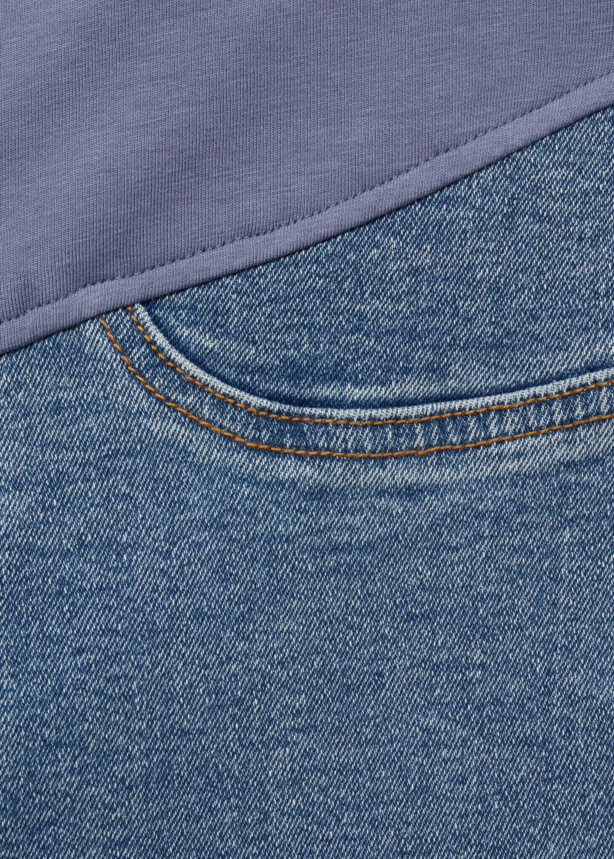 Maternity flared cropped jeans - Details of the article 0