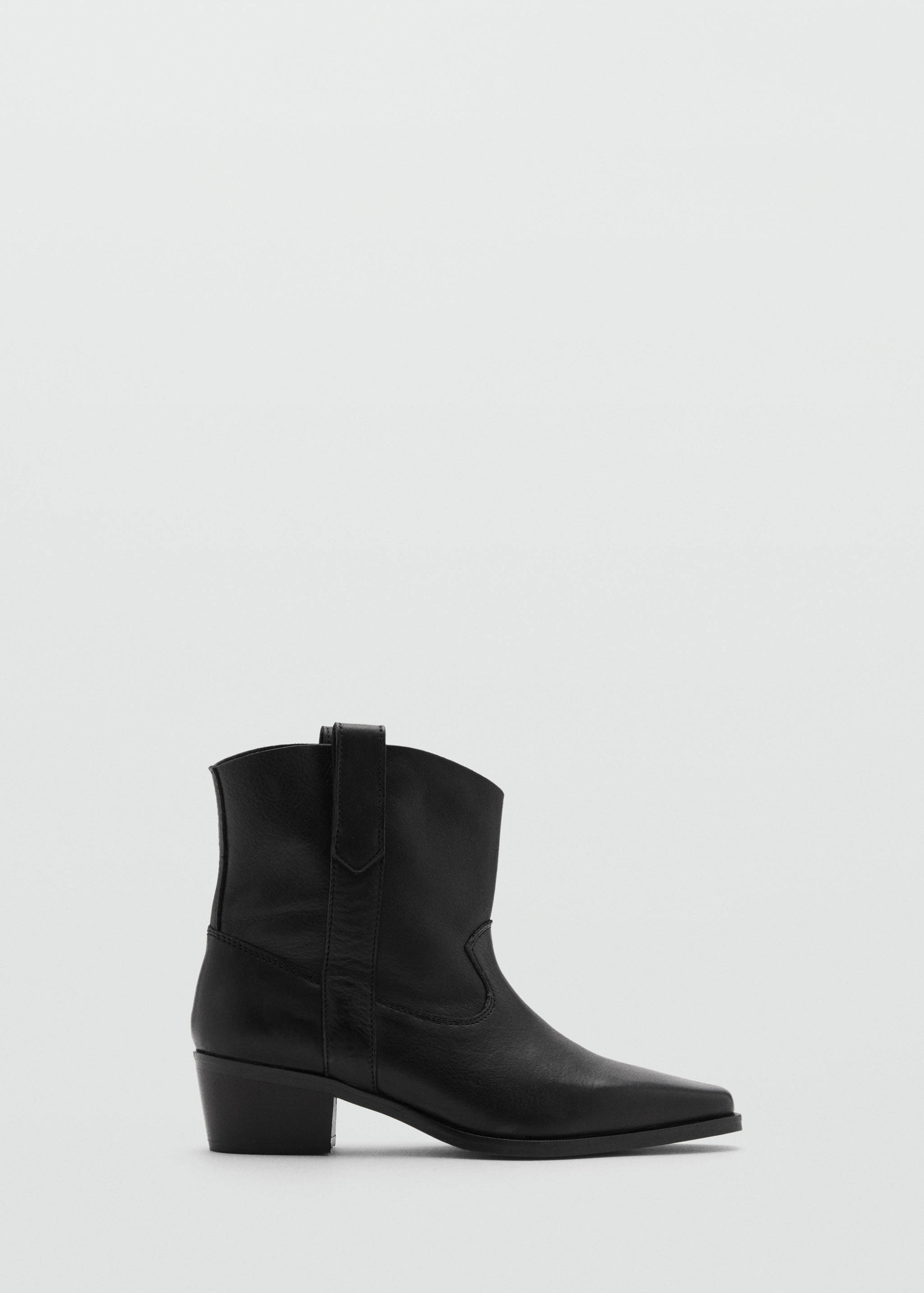 Leather cowboy ankle boots - Article without model