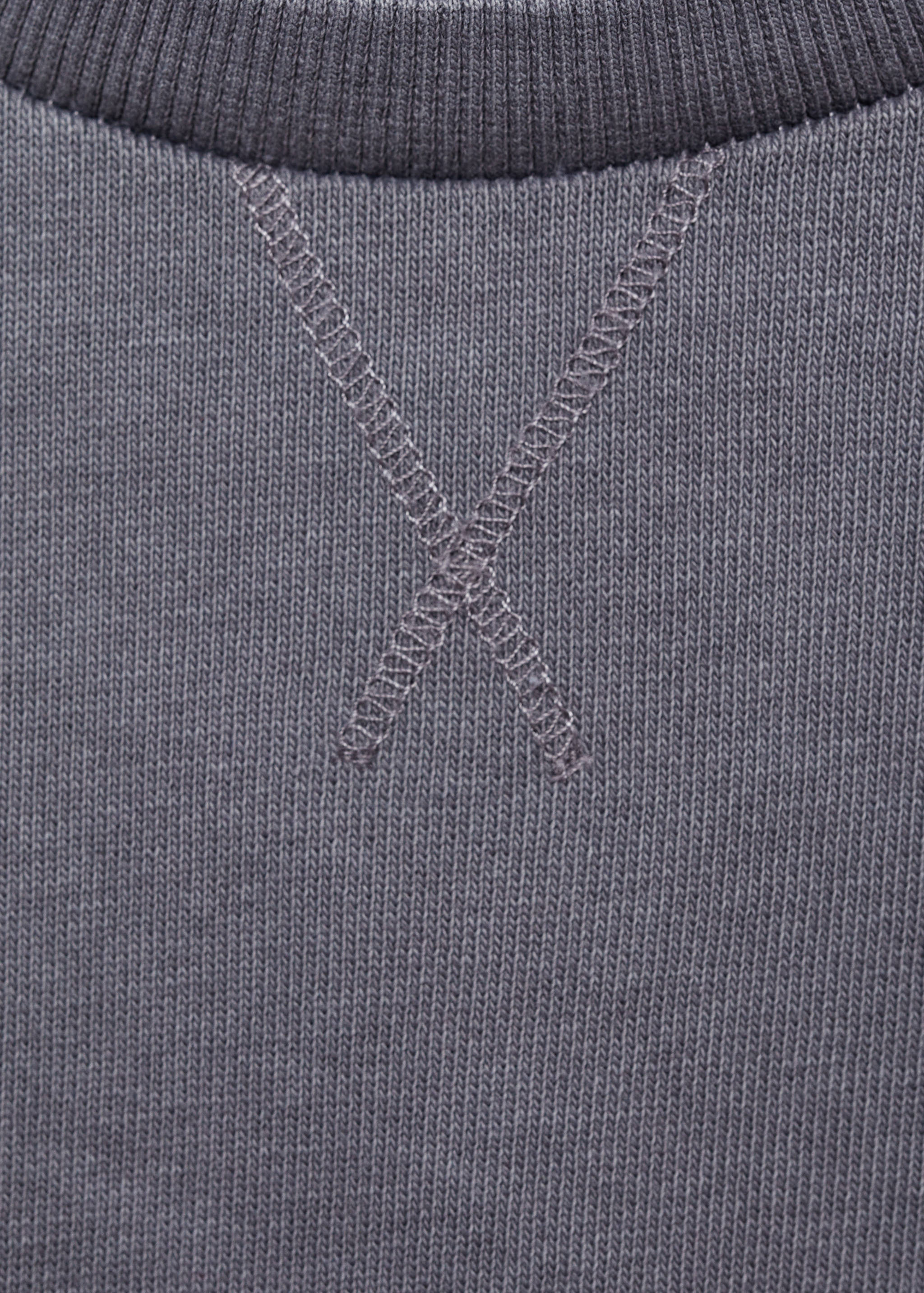 Vestido sudadera algodón - Detalle del artículo 8