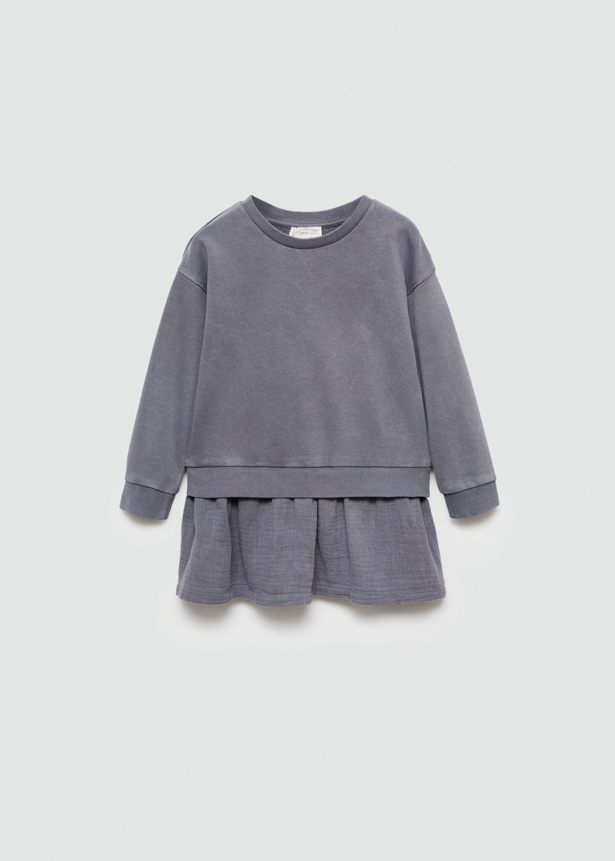 Sweatshirtkleid aus Baumwolle - Artikel ohne Model