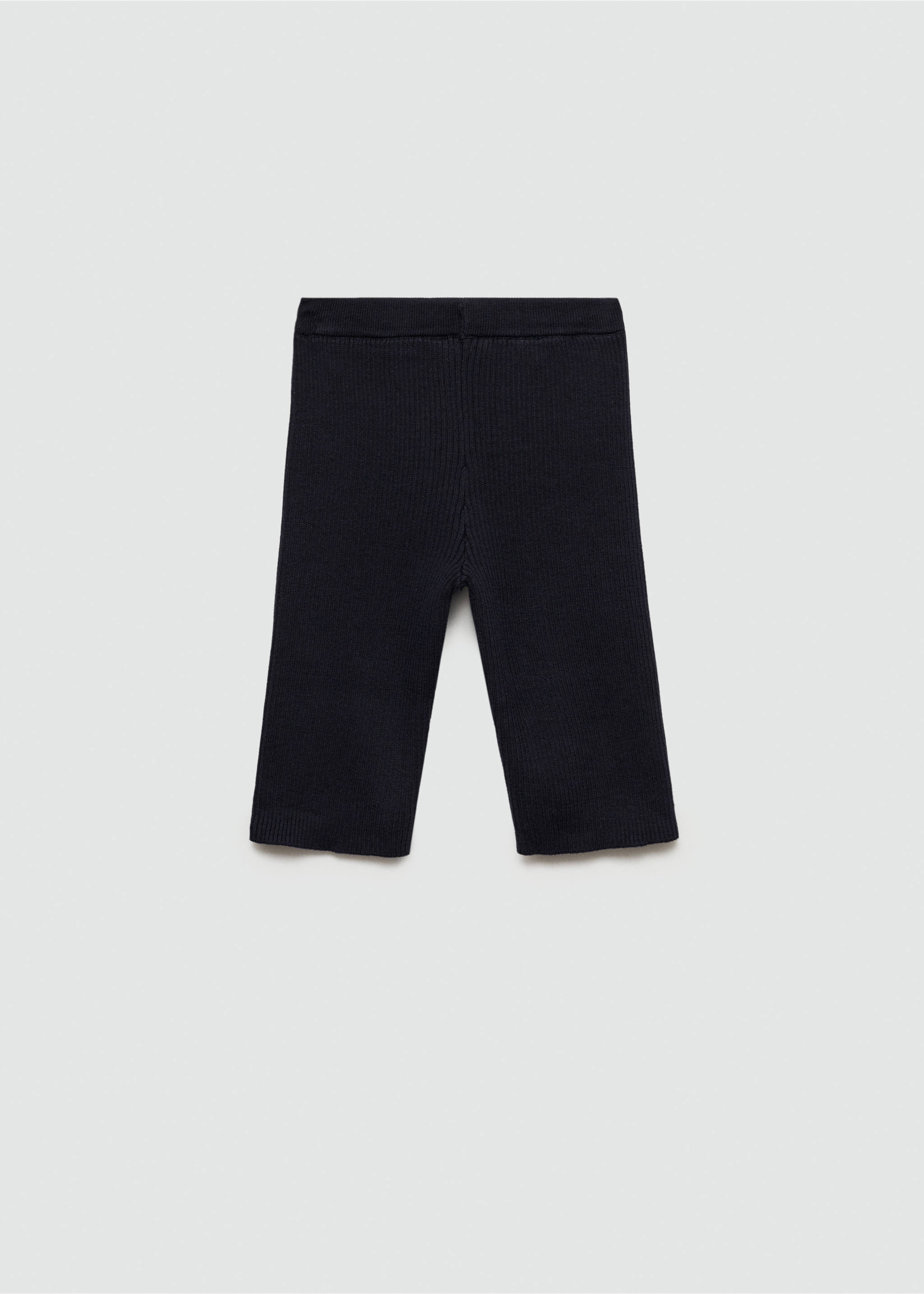 Ribbed trousers - Reverse of the article, Dark Navy. Ref: 77074771-00.