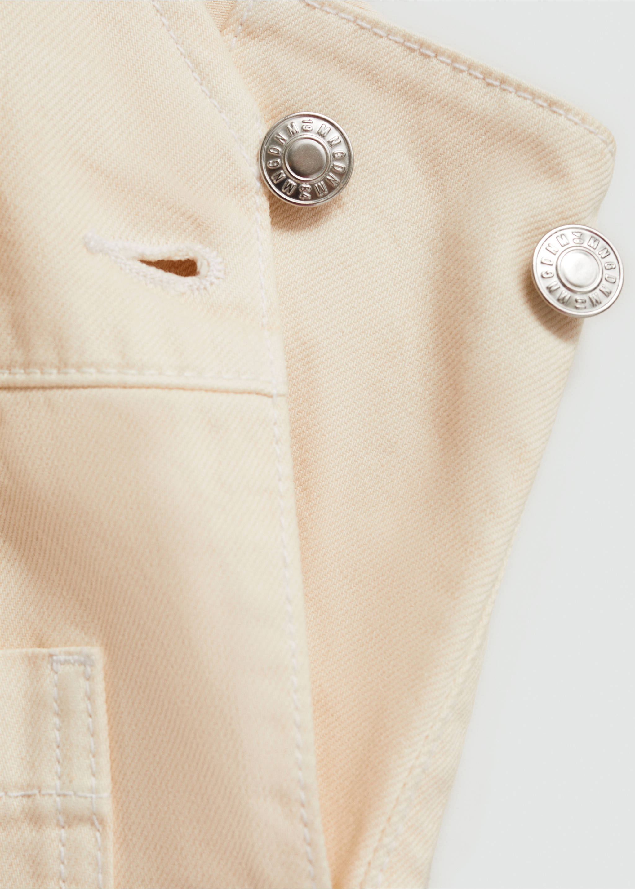 Maternity denim dungarees - Details of the article 0, Off White. Ref: 77074774-00.