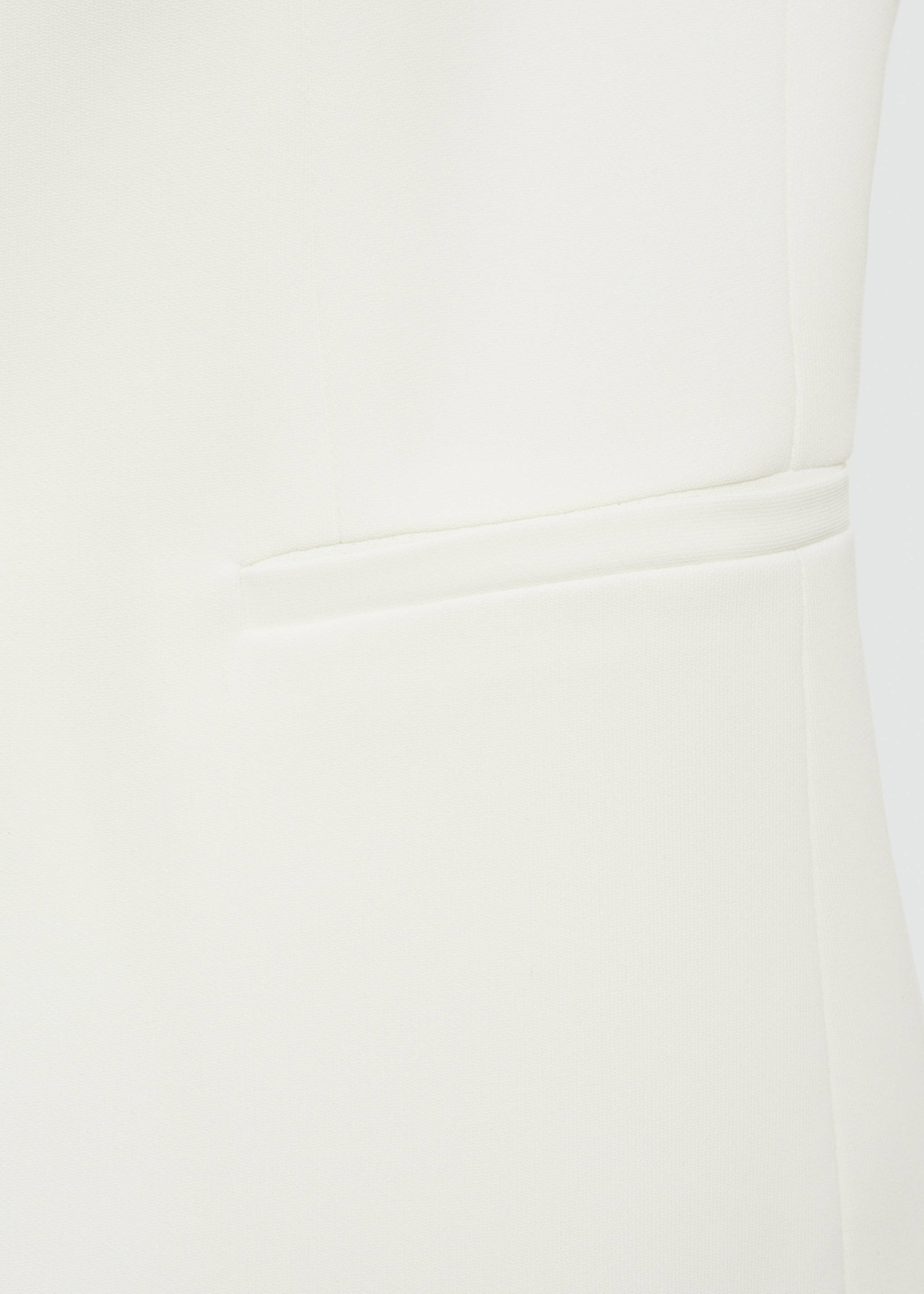 Halter-neck gilet with buttons - Details of the article 0