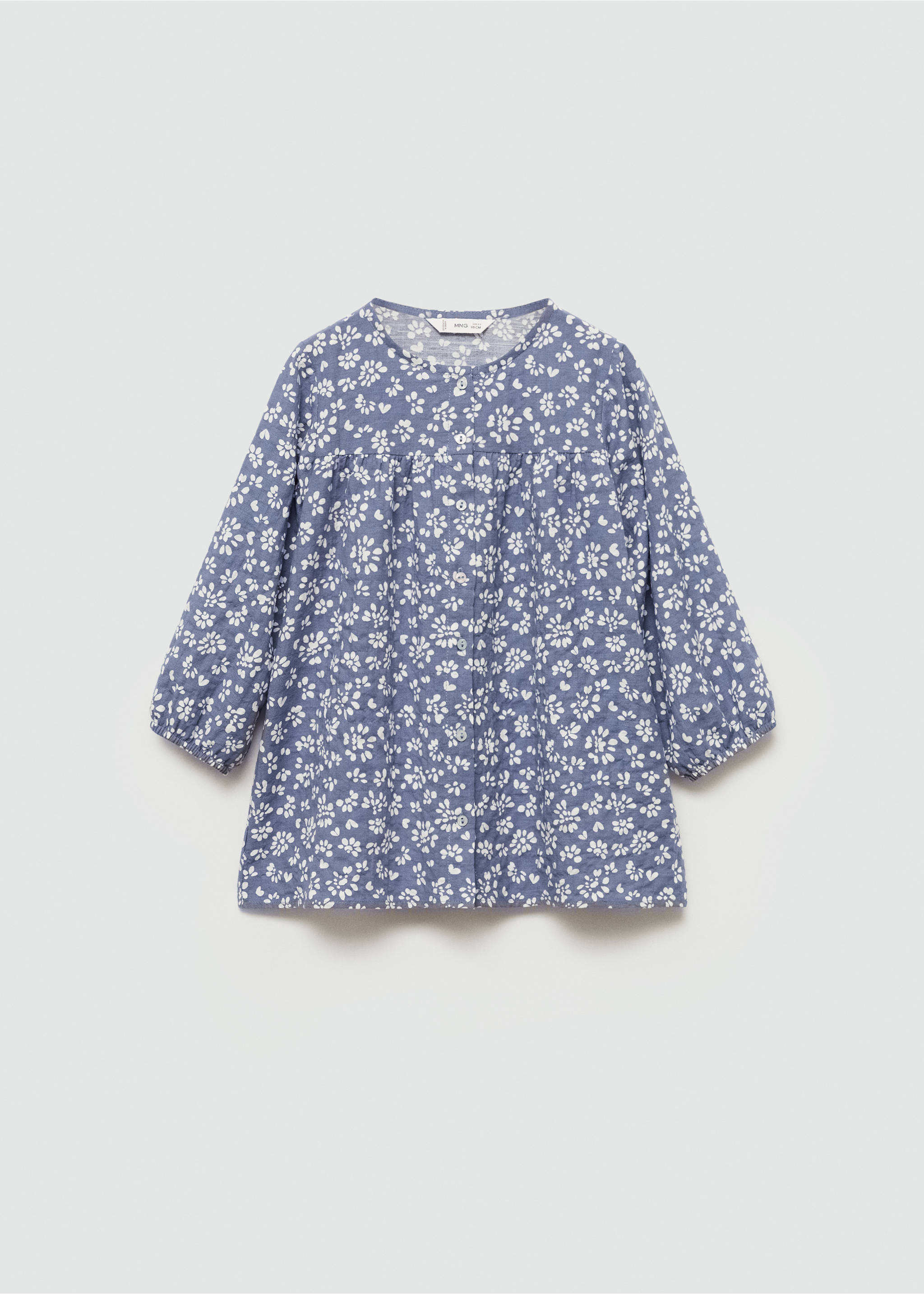 Sukienka z kwiatowym wzorem - Artykuł bez modela/modelki, Niebieski. Ref: 77074782-00.