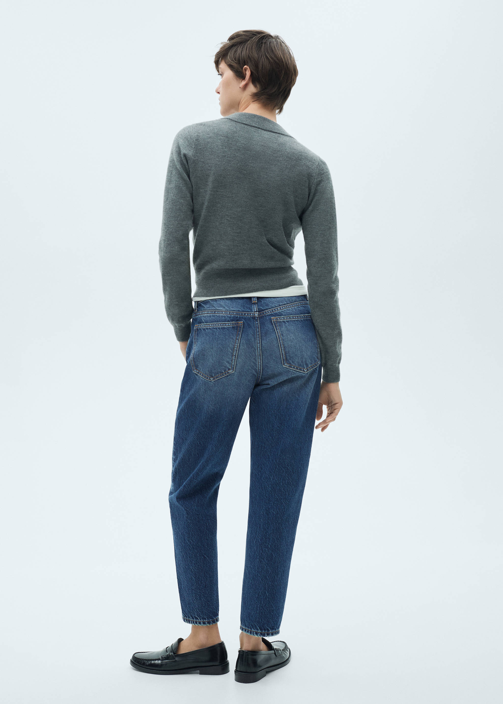 Mom-Jeans mit hohem Bund Mom2000 - Rückseite des Artikels