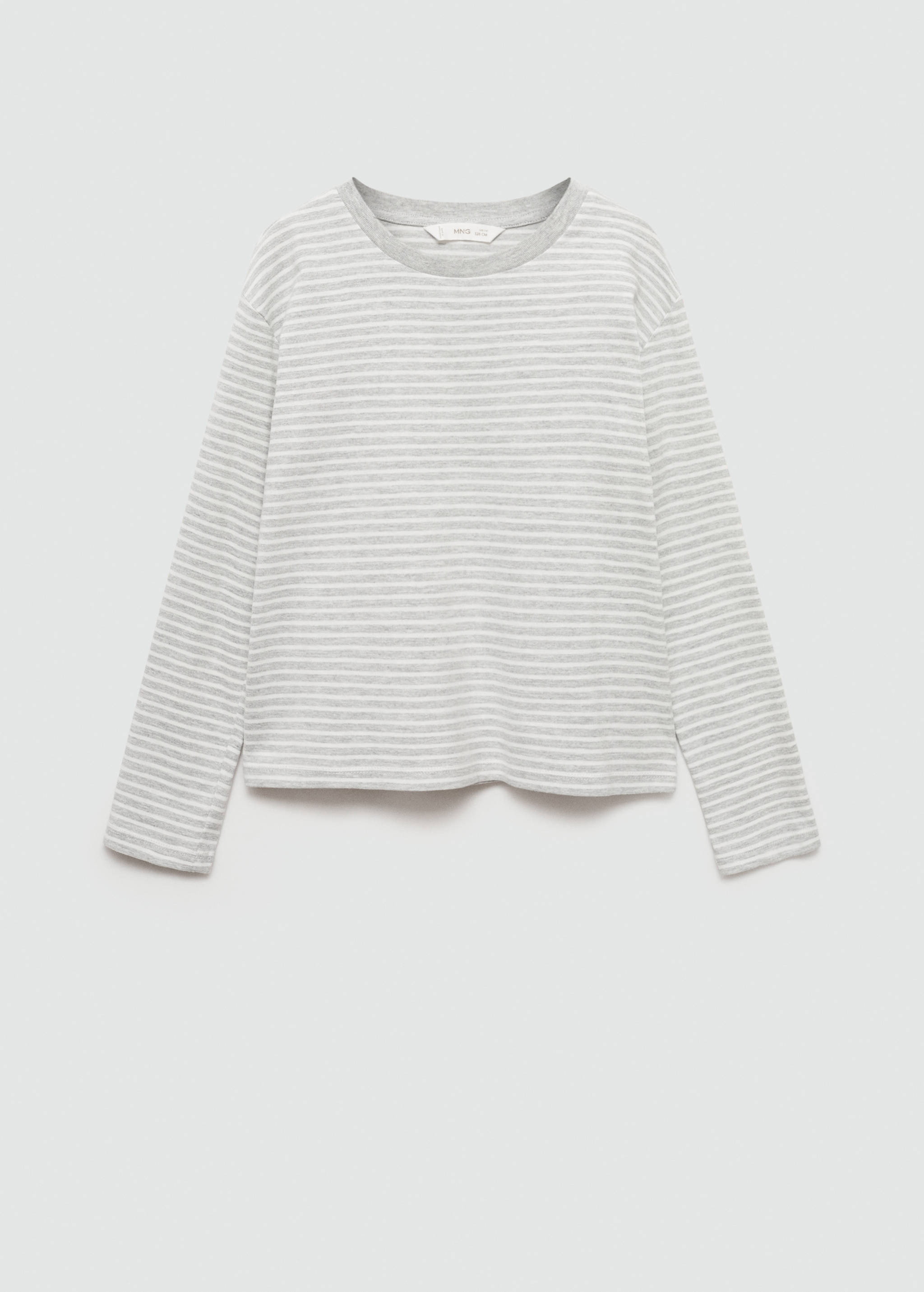 Striped cotton T-shirt - Article without model