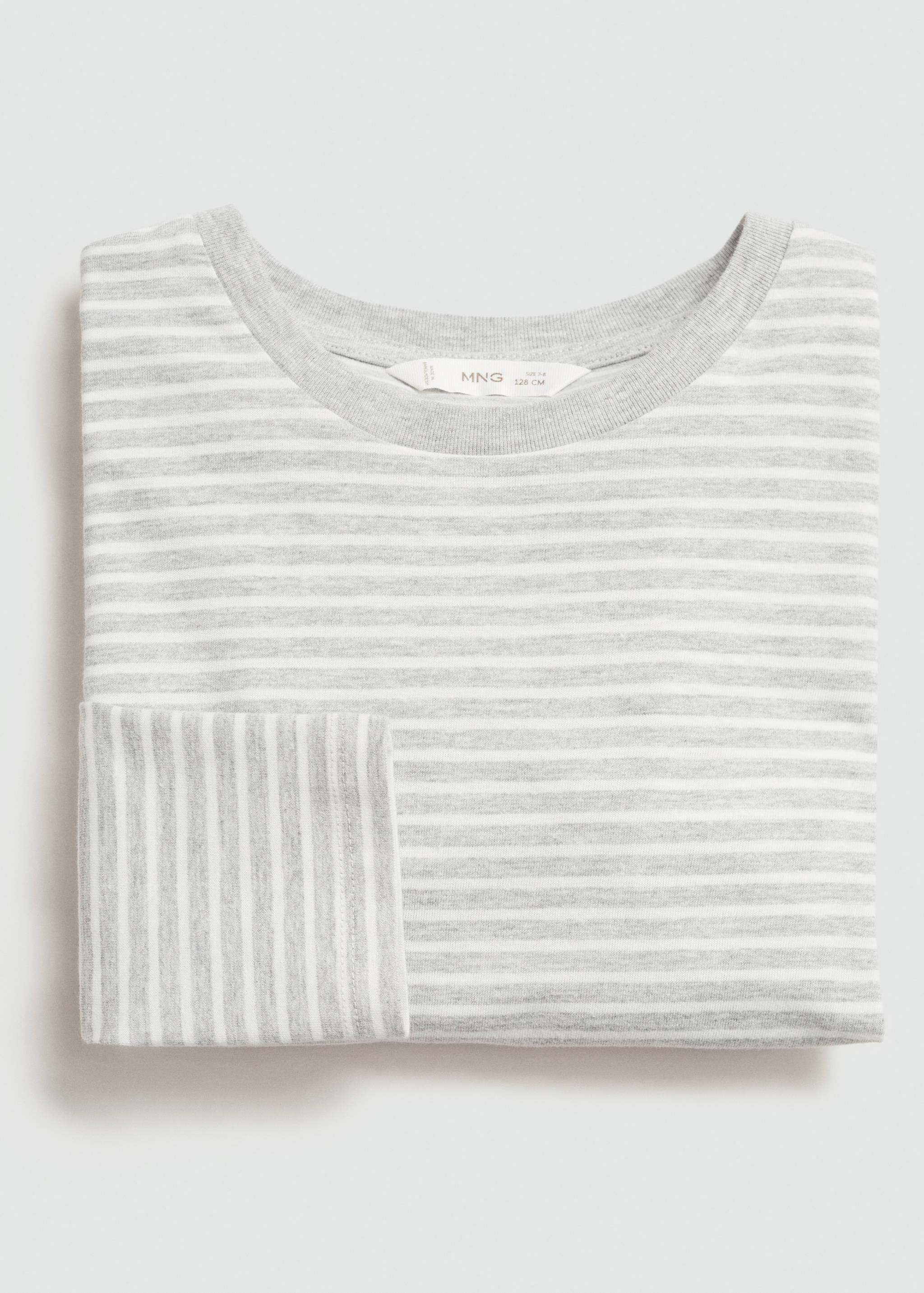 Striped cotton T-shirt - Details of the article 8