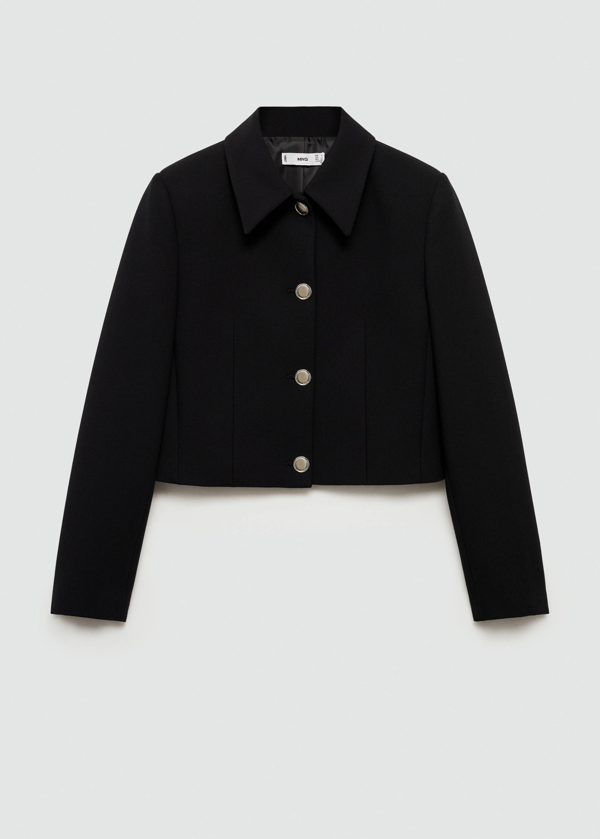 Buttoned cropped jacket - Article without model