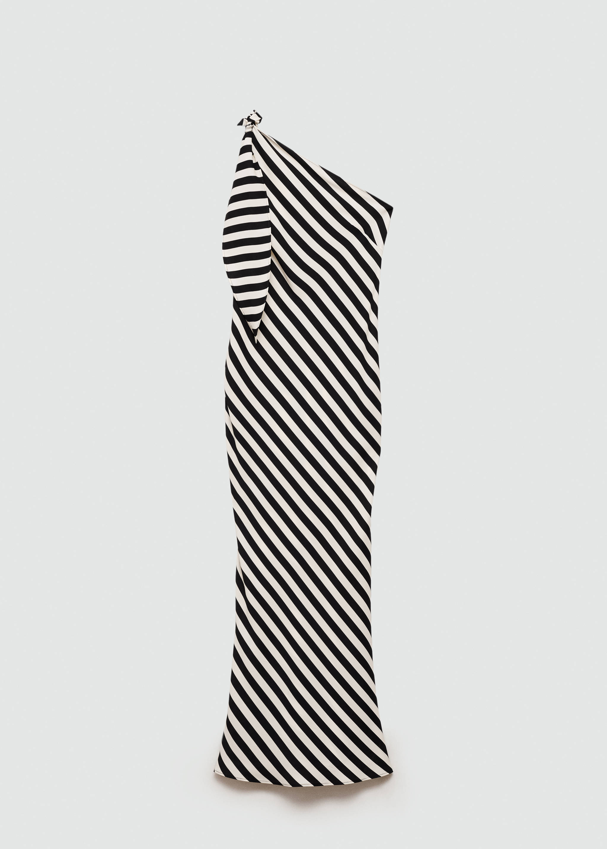 Vestit asimètric ratlles - Article sense model