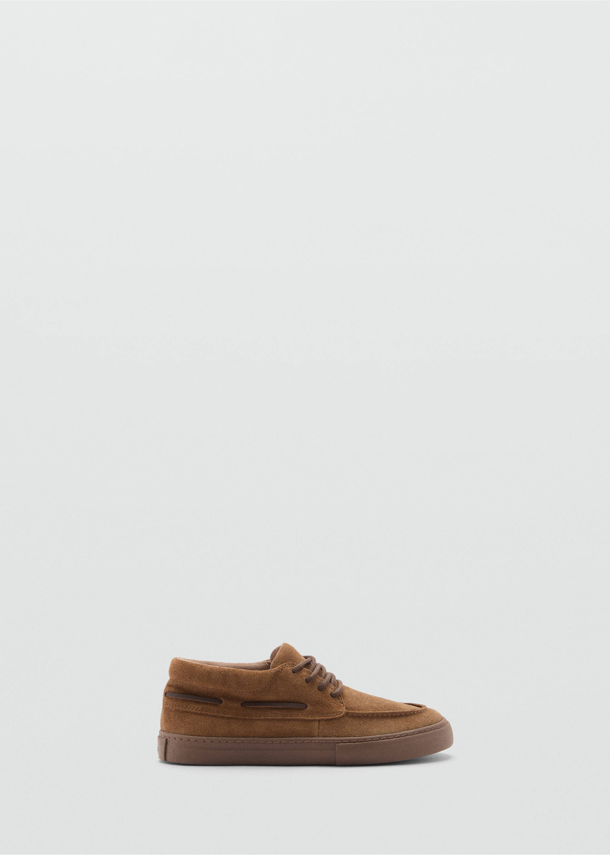 Leather nautical shoes - Article without model, Chocolate. Ref: 77075145-00.