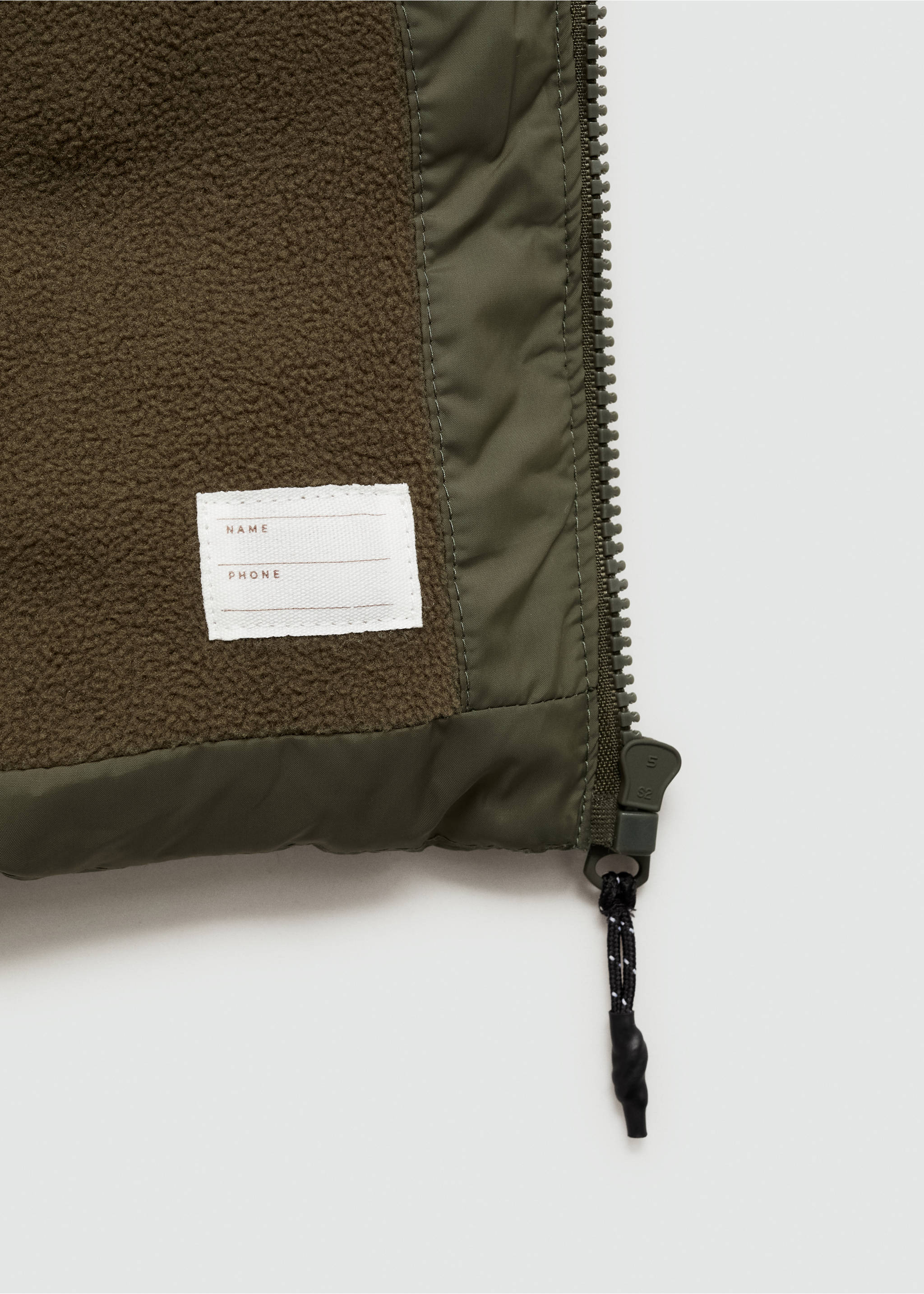 Langer Steppanorak - Detail des Artikels 0, Khaki. Ref: 77075146-00.