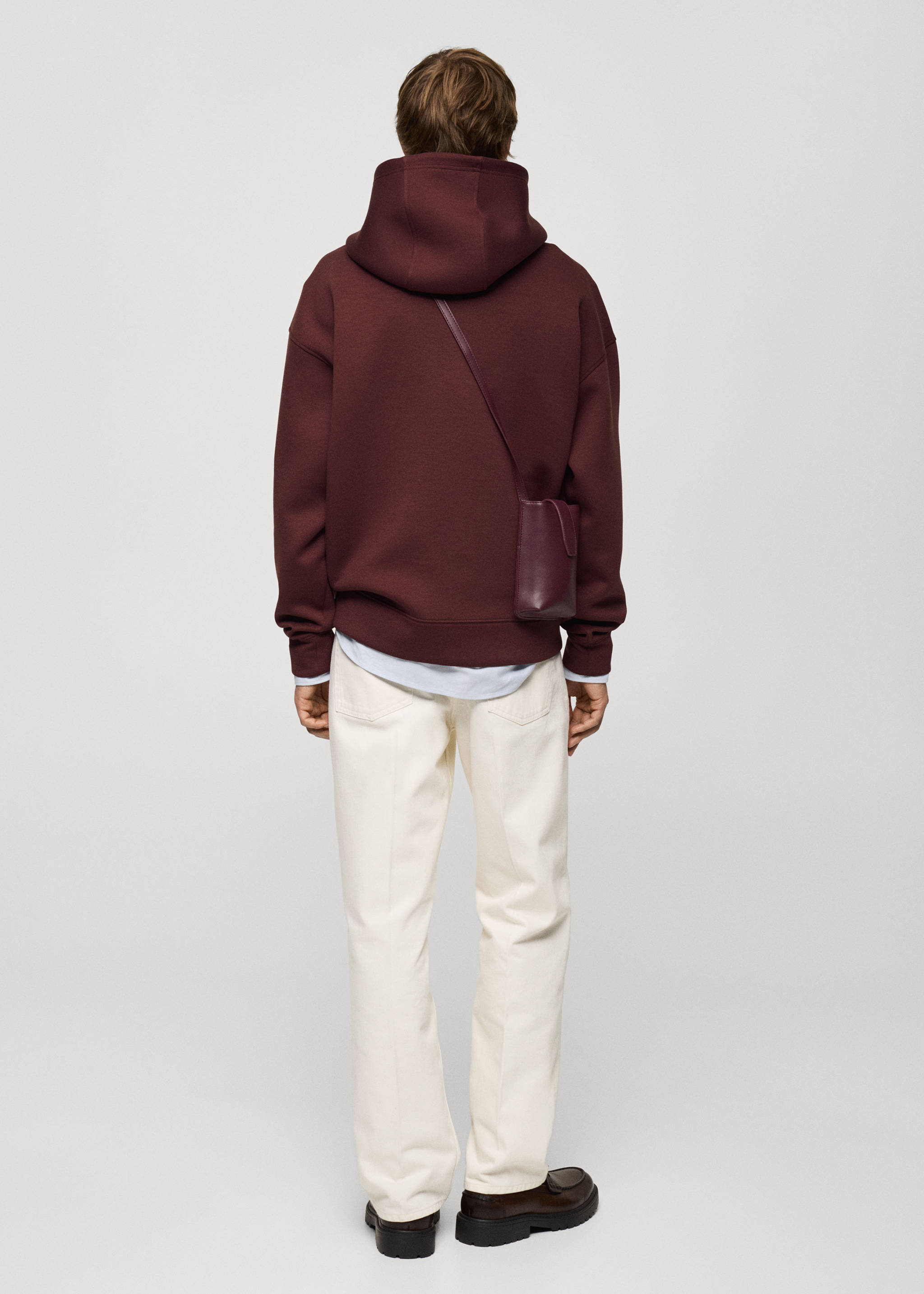 Sweat-shirt capuche relaxed-fit - Verso de l’article