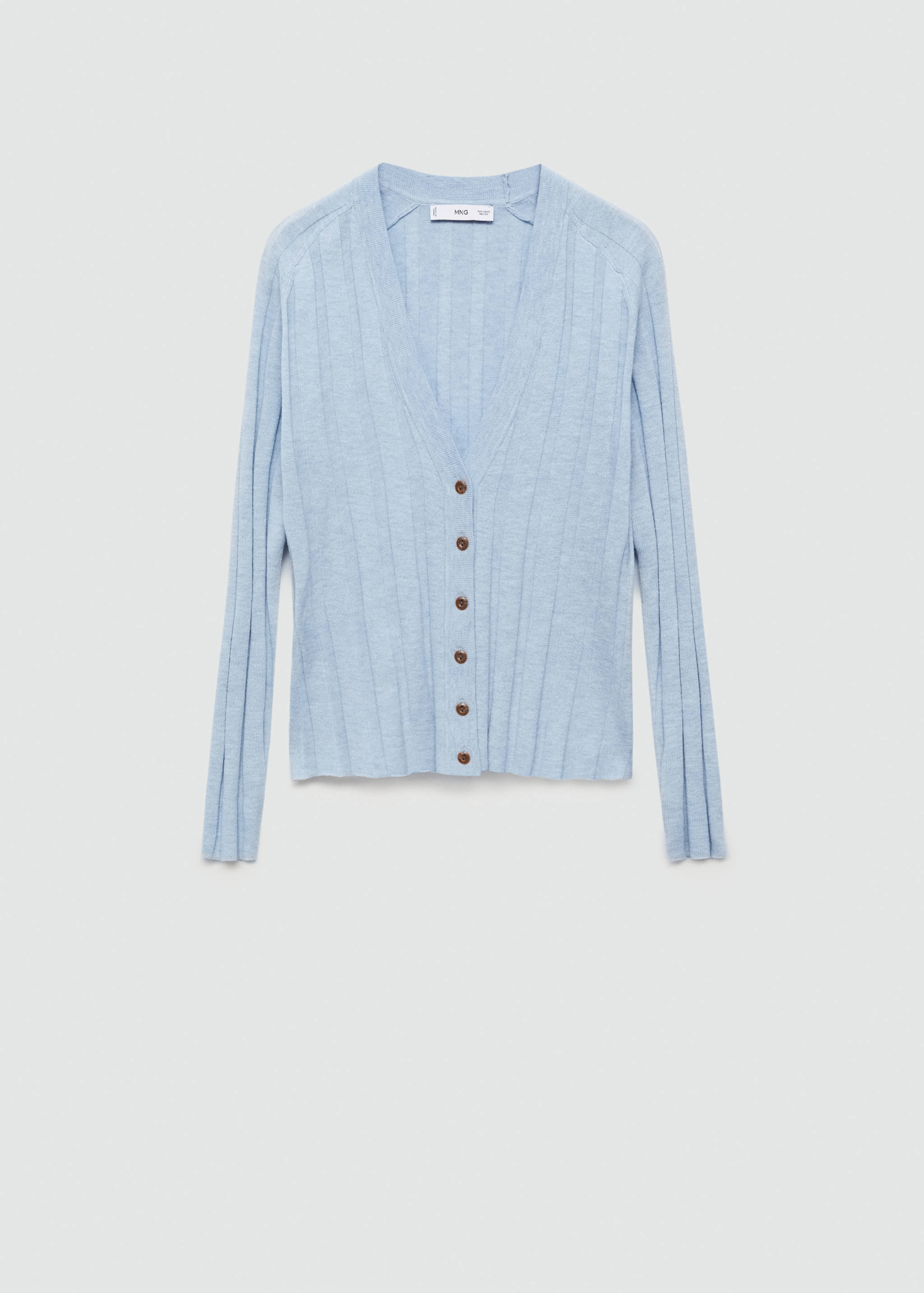 Button knit cardigan - Article without model