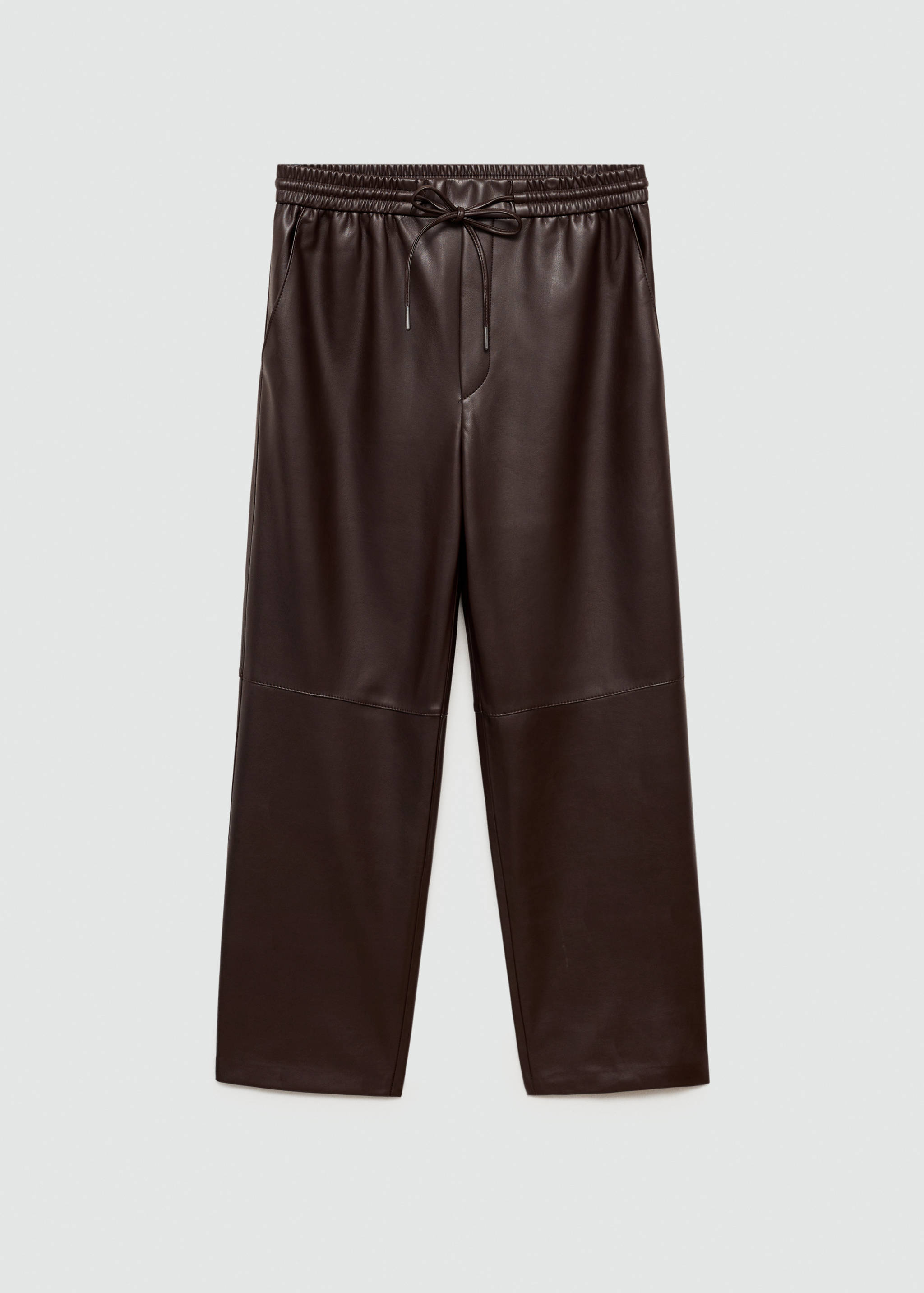 Pantalón cintura elástica efecto piel - Artículo sin modelo