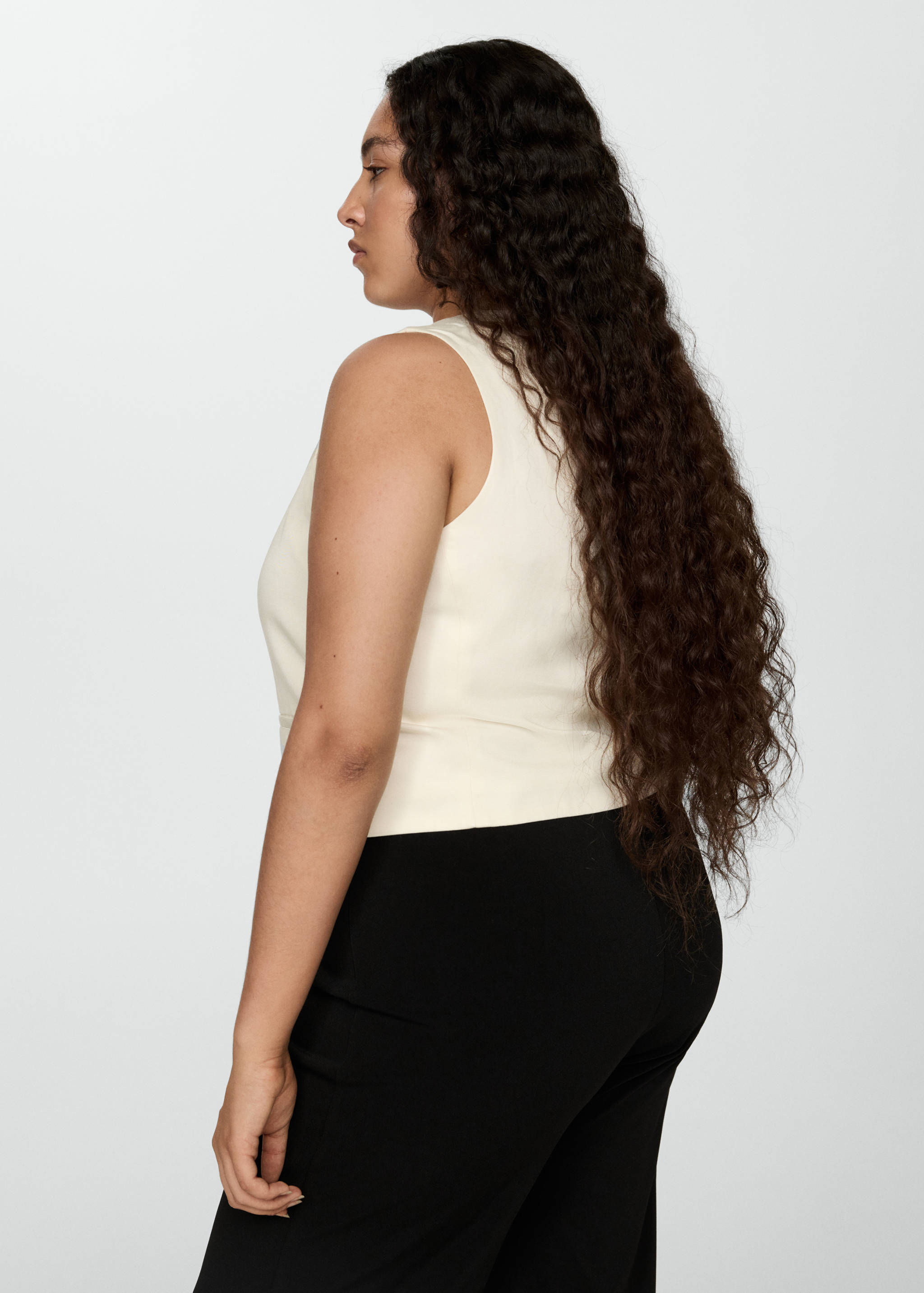 Pantalón recto fluido - Detalle del artículo 4