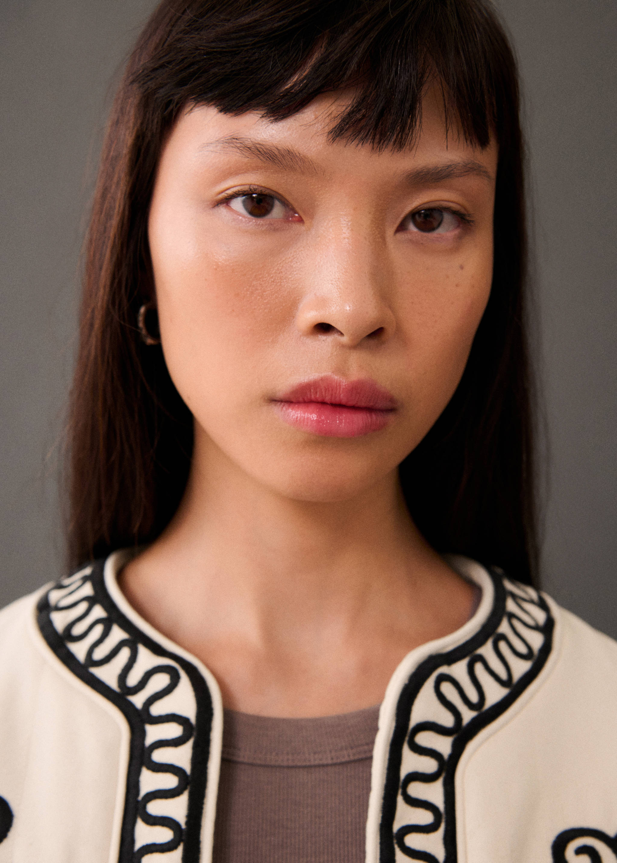 Chaqueta algodón bordada - Detalle del artículo 1