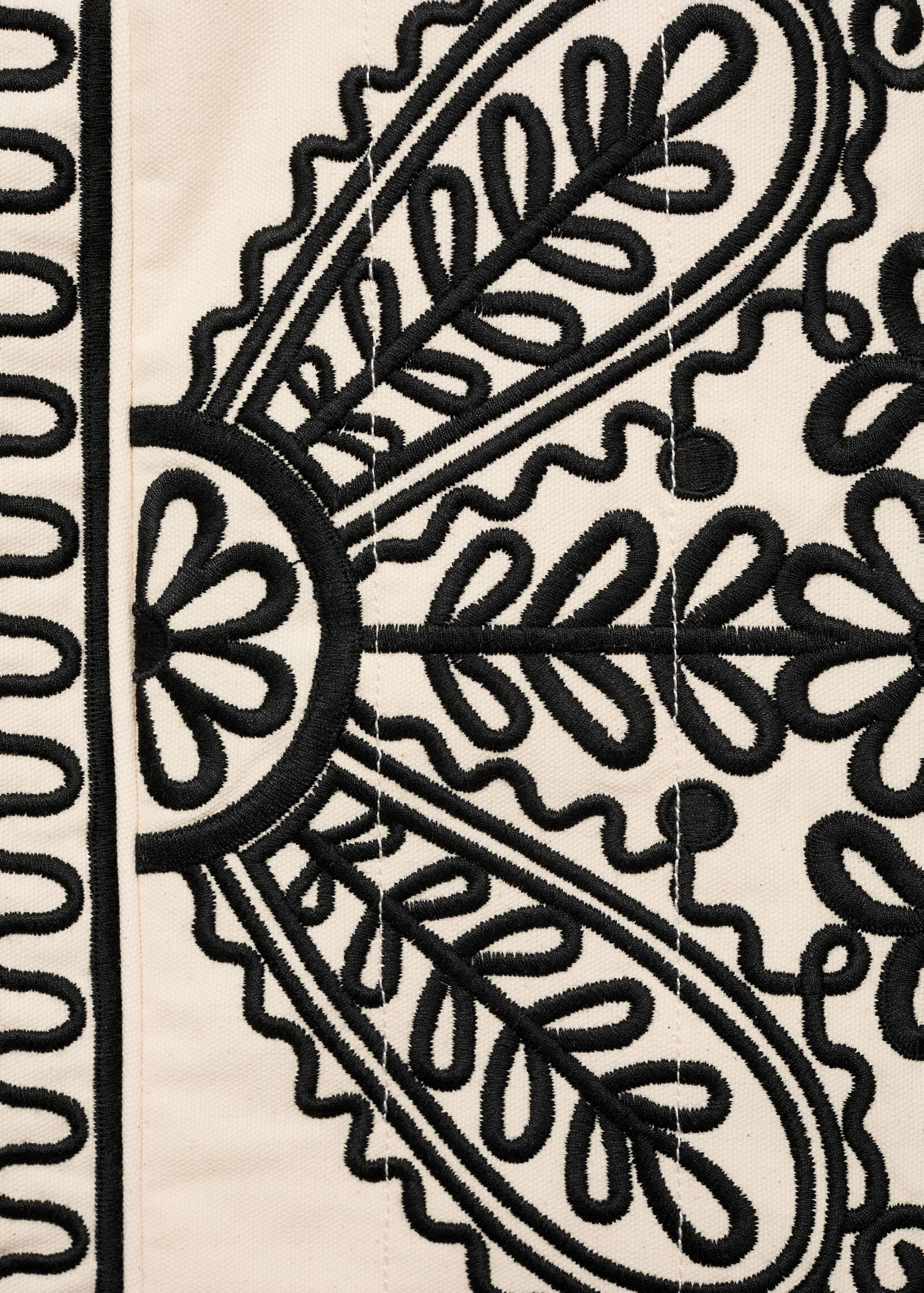 Chaqueta algodón bordada - Detalle del artículo 0