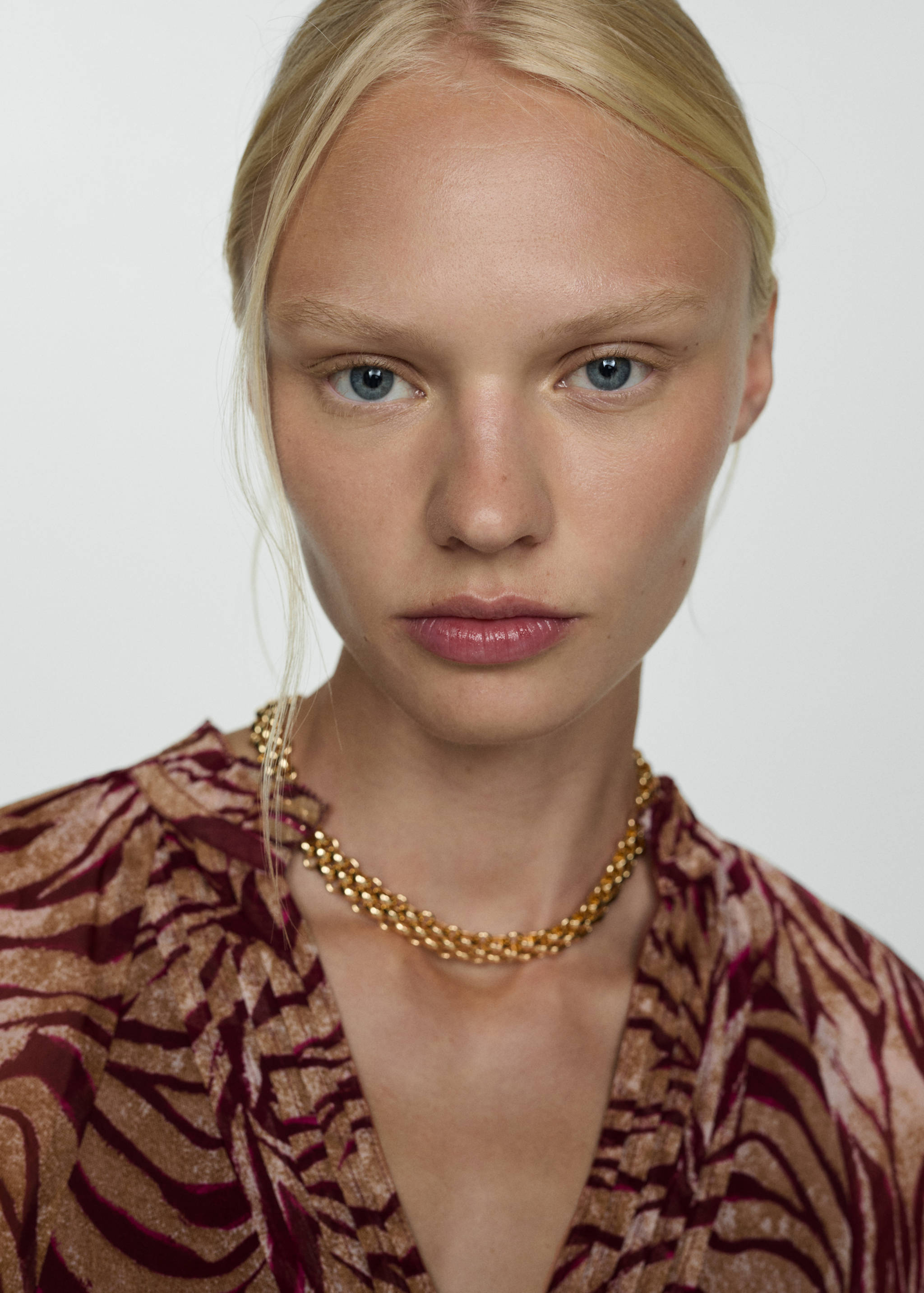 Long printed dress - Details of the article 1