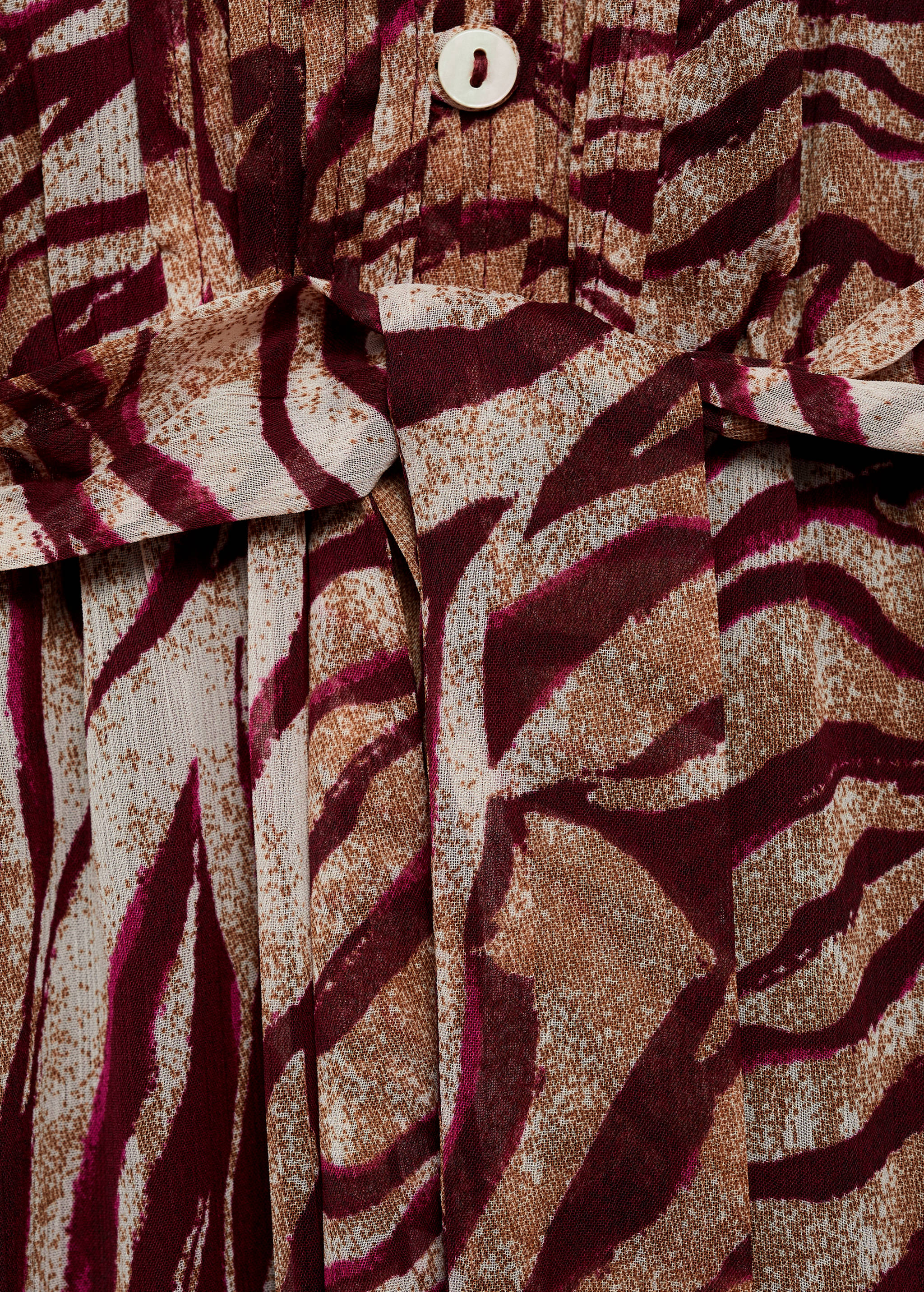 Long printed dress - Details of the article 8