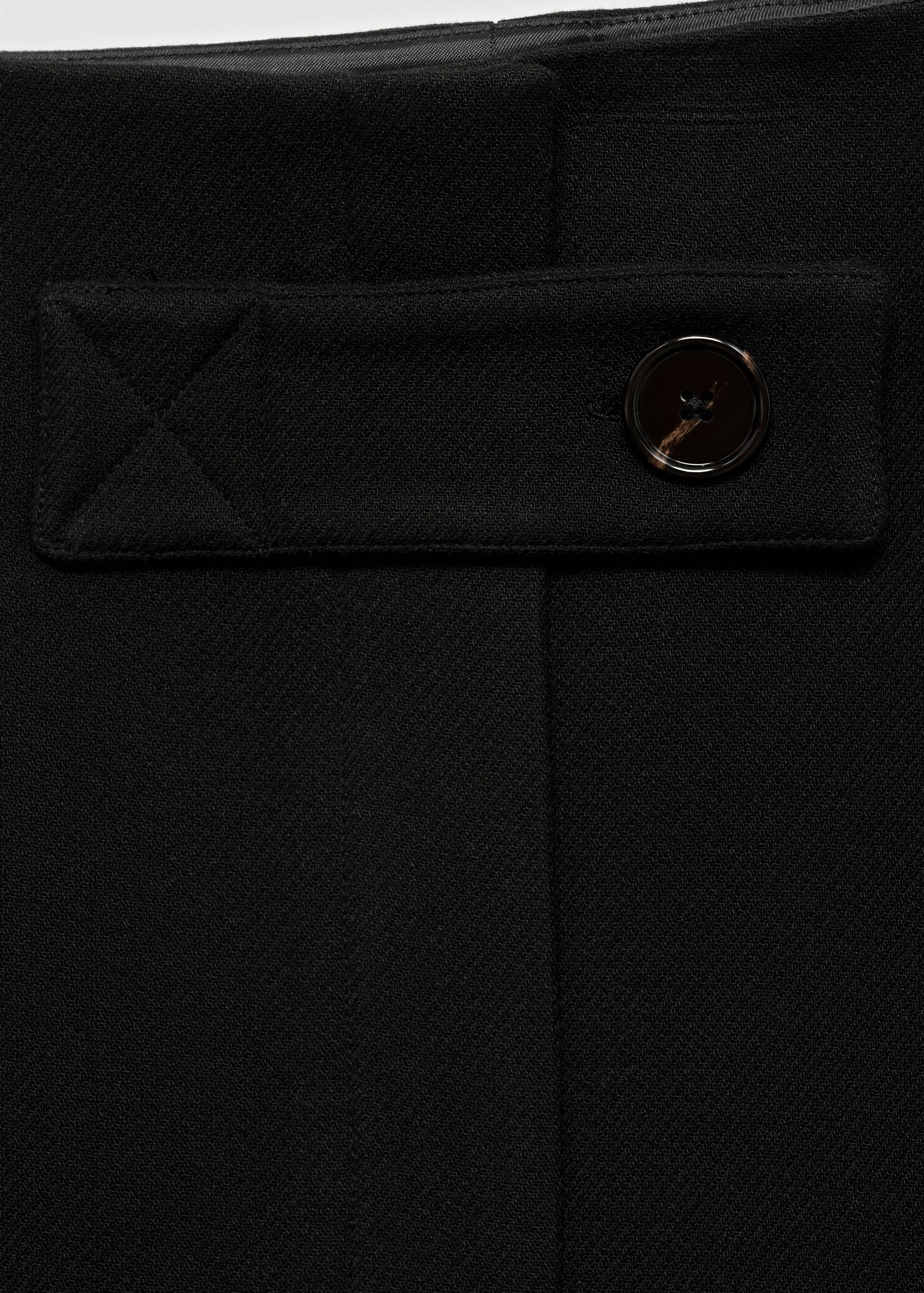 Mini-skirt side with button - Details of the article 8